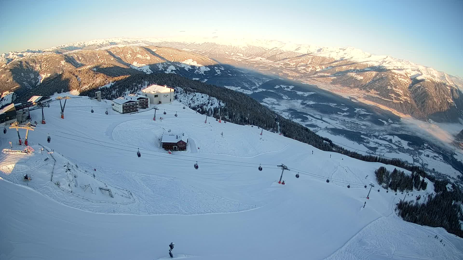 Smučišče Kronplatz – vrh | pogled na Bruneck