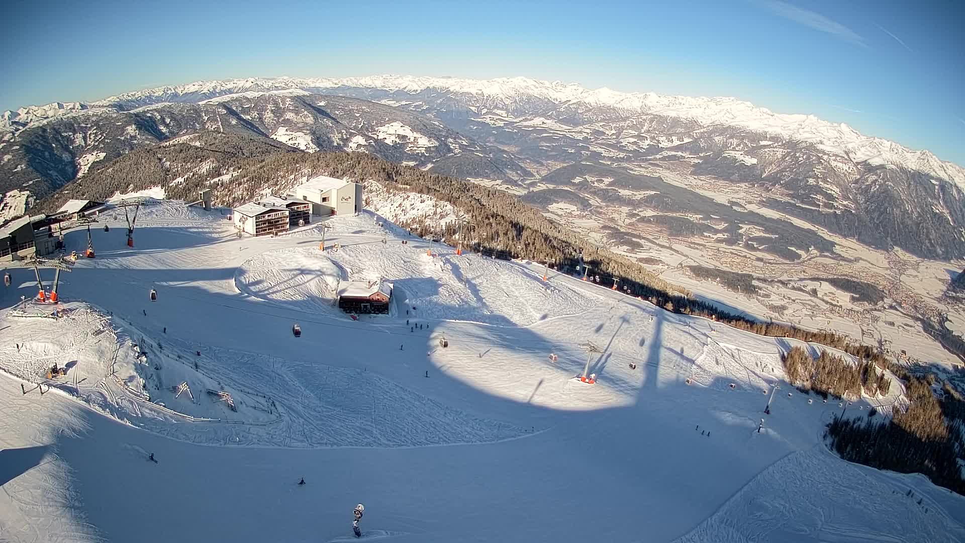 Smučišče Kronplatz – vrh | pogled na Bruneck