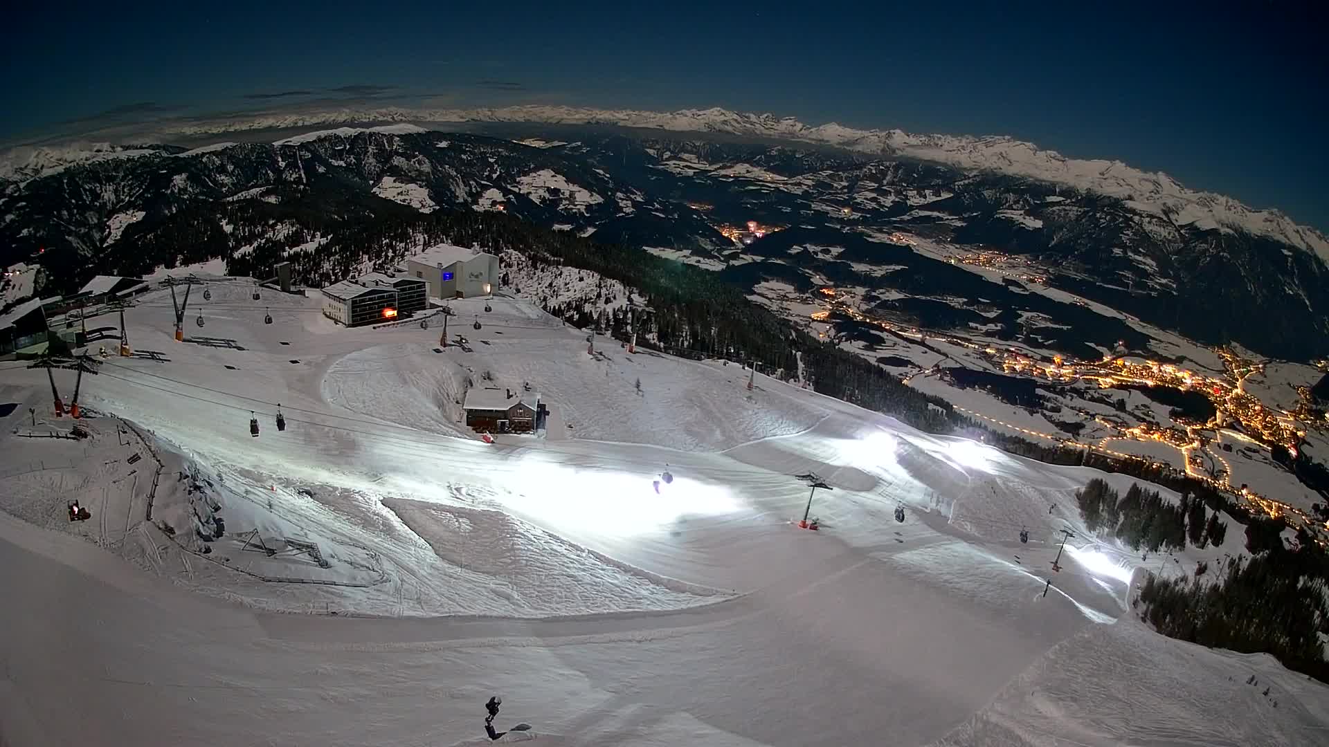 Smučišče Kronplatz – vrh | pogled na Bruneck