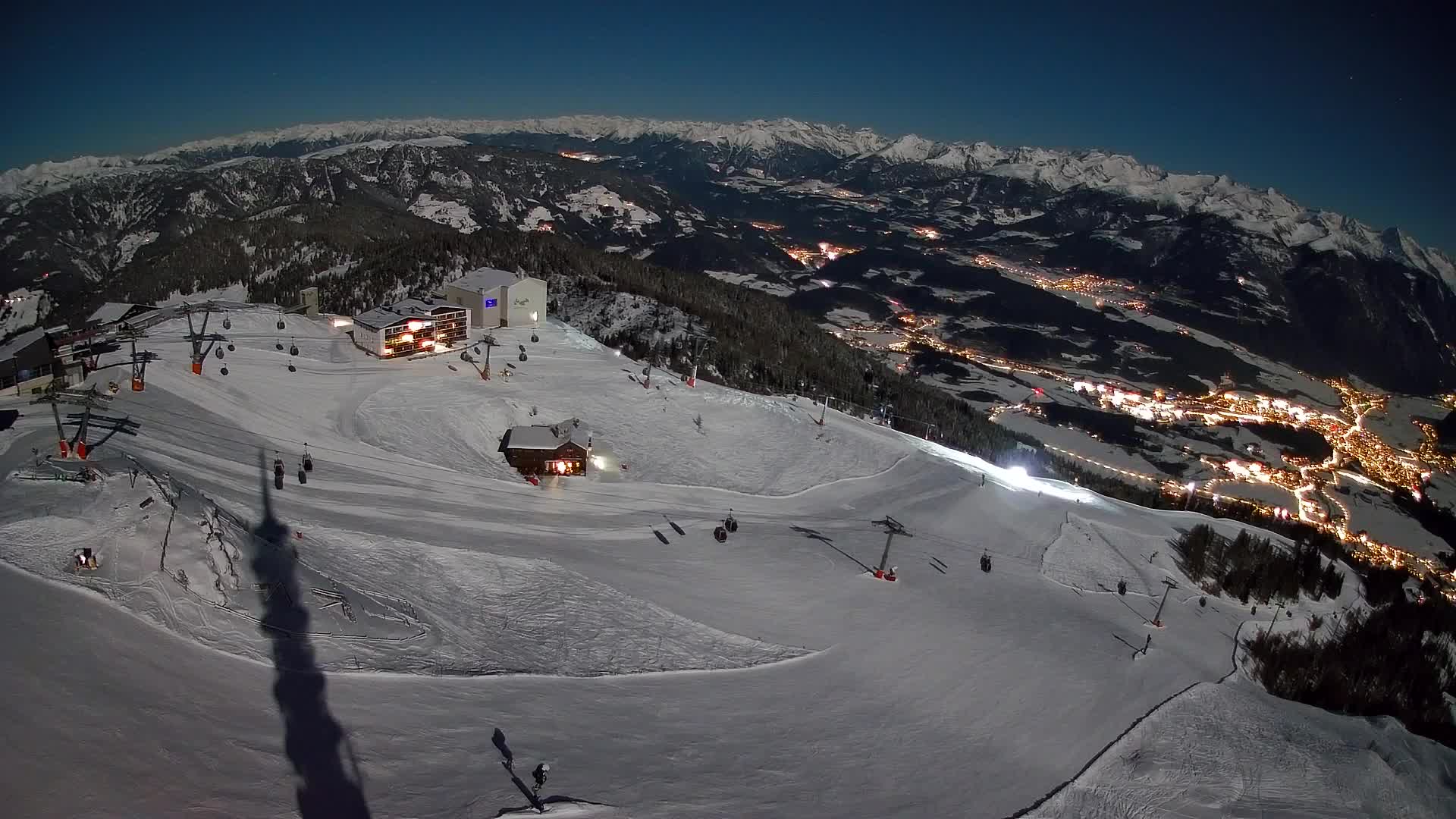 Smučišče Kronplatz – vrh | pogled na Bruneck