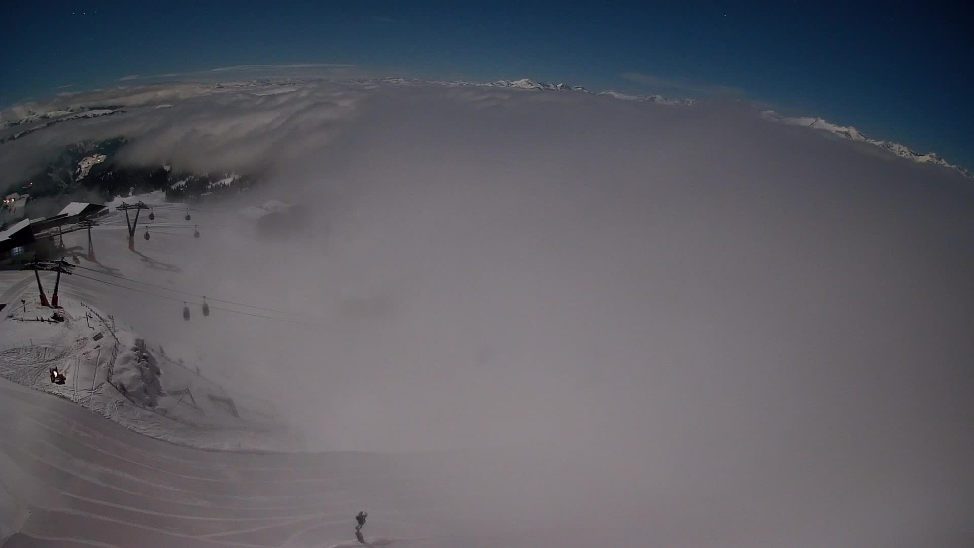 Skigebiet Kronplatz Gipfel | Blick auf Bruneck