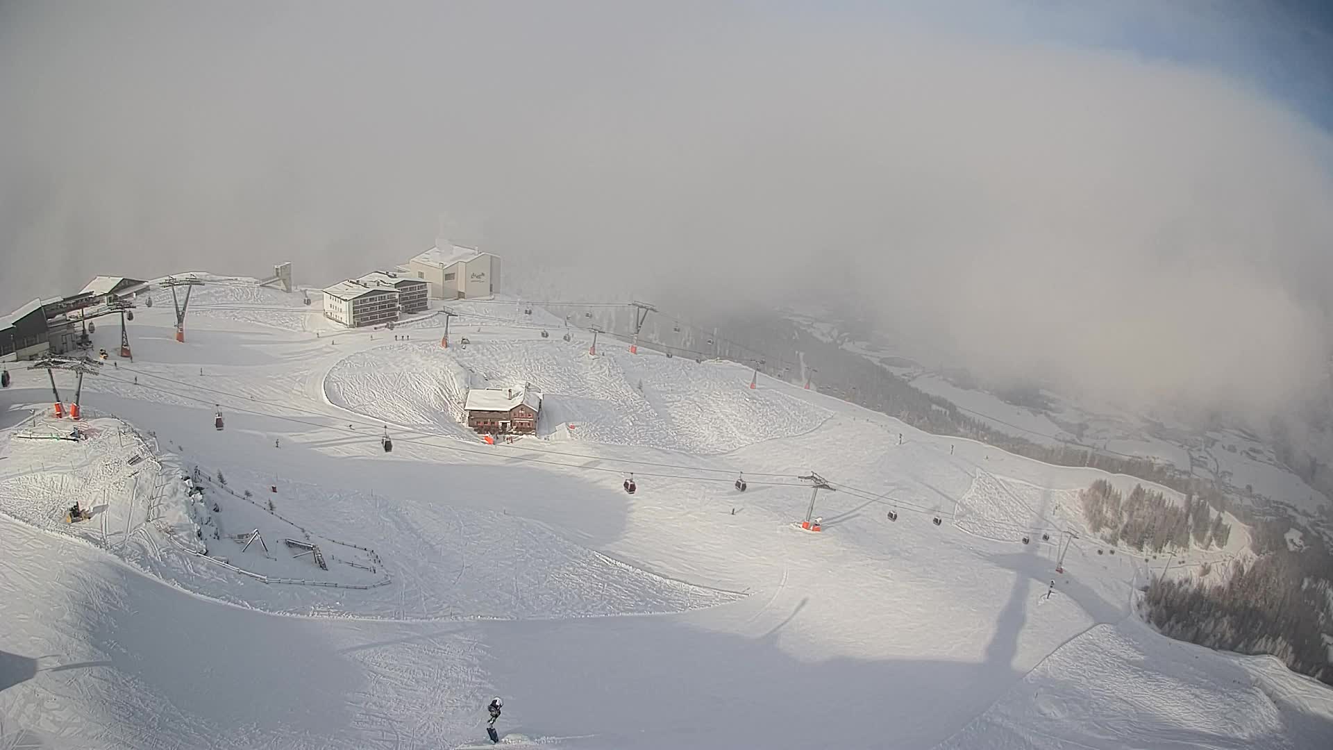 Smučišče Kronplatz – vrh | pogled na Bruneck