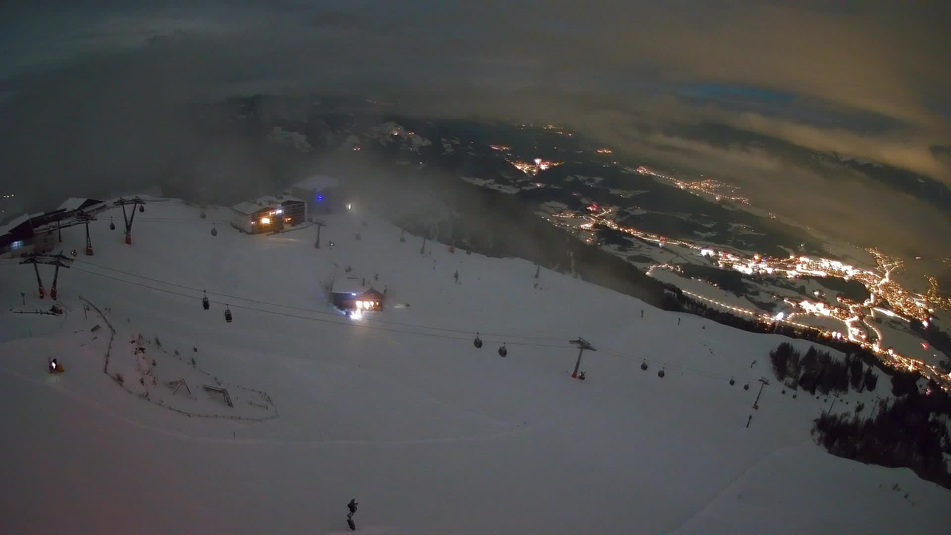 Station de ski Kronplatz sommet | vue sur Brunico