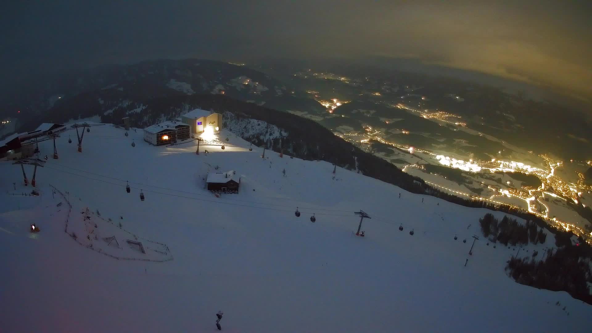 Skigebiet Kronplatz Gipfel | Blick auf Bruneck