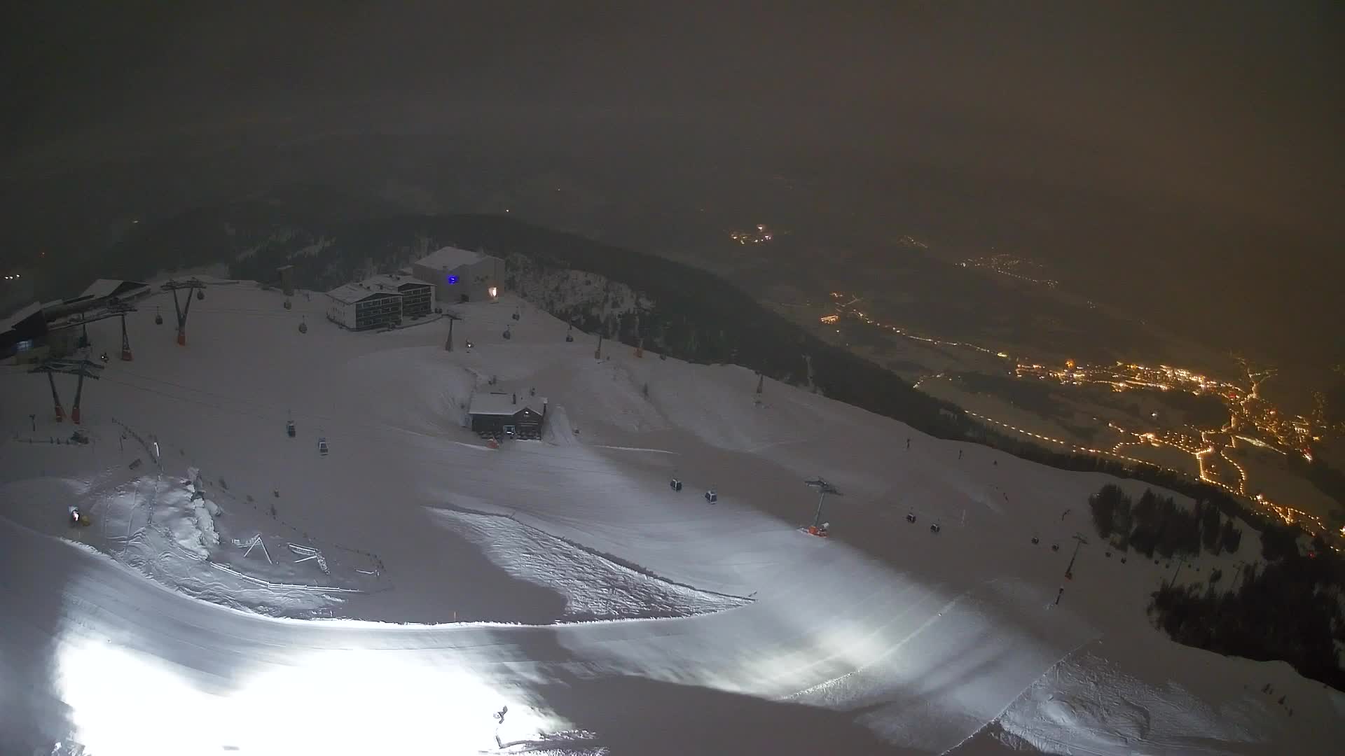 Kronplatz peak Ski resort | view to Bruneck
