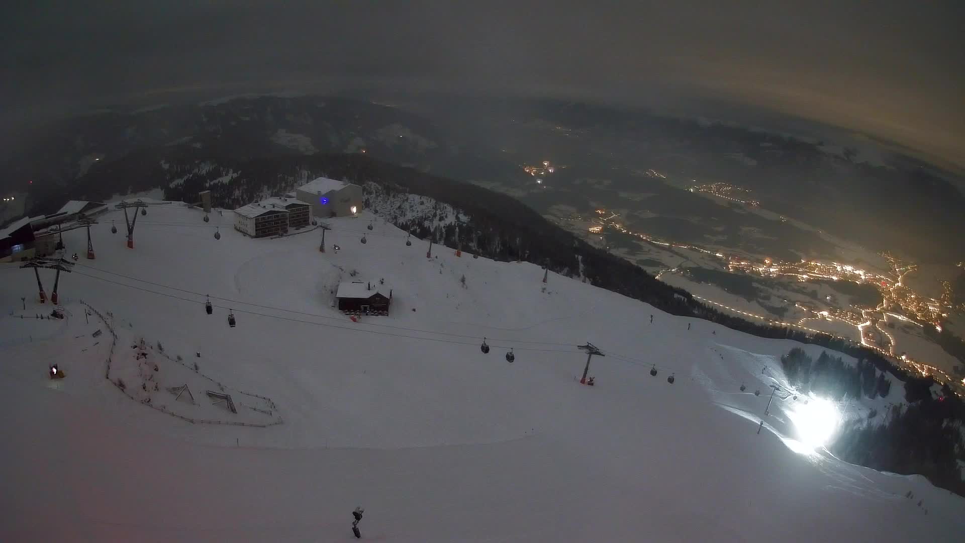 Kronplatz peak Ski resort | view to Bruneck