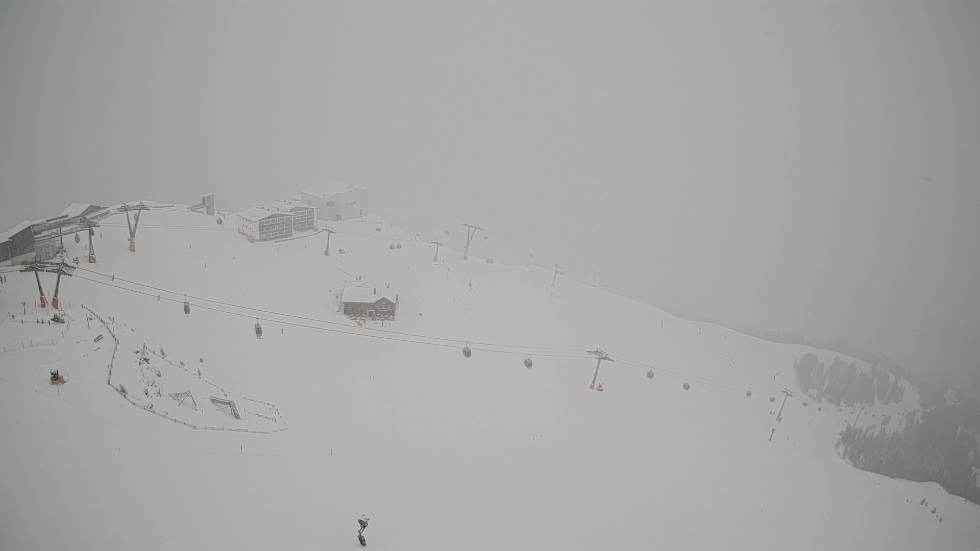 Station de ski Kronplatz sommet | vue sur Brunico