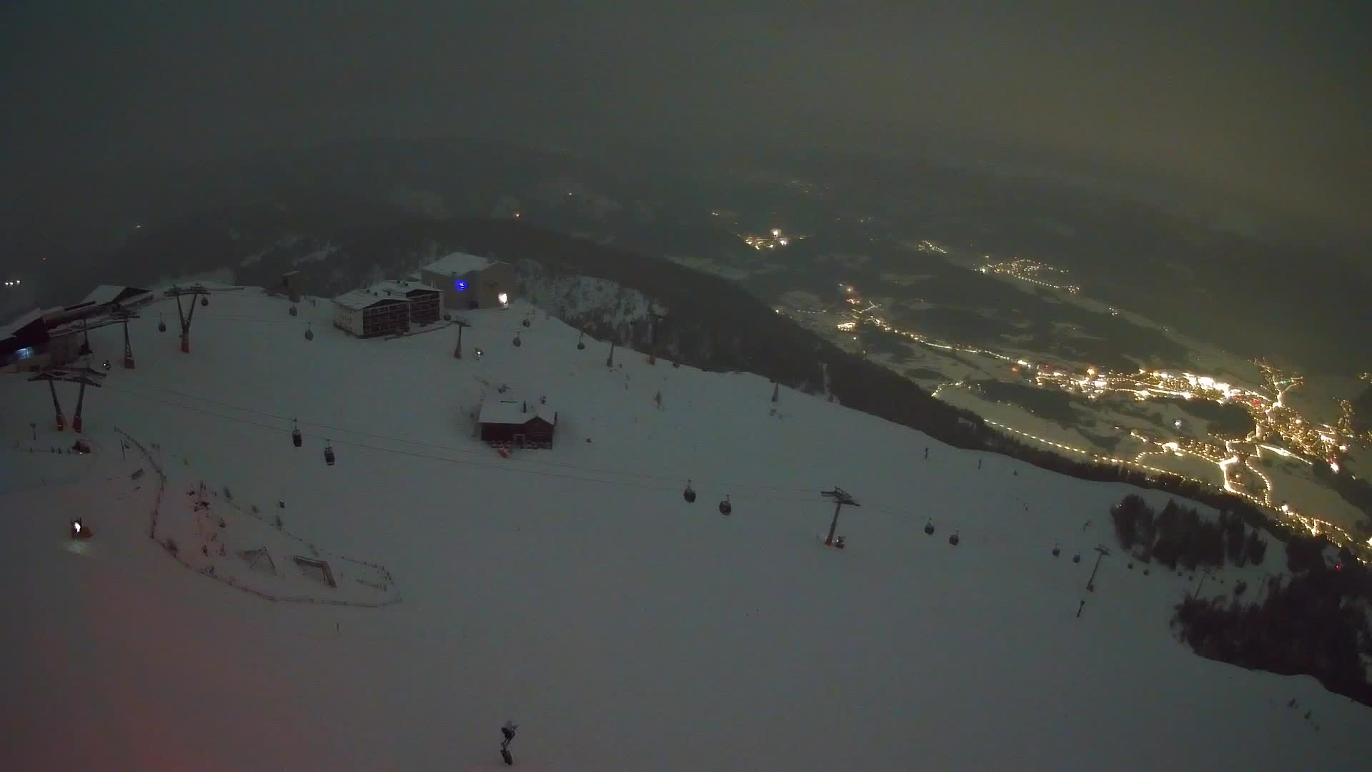 Skigebiet Kronplatz Gipfel | Blick auf Bruneck