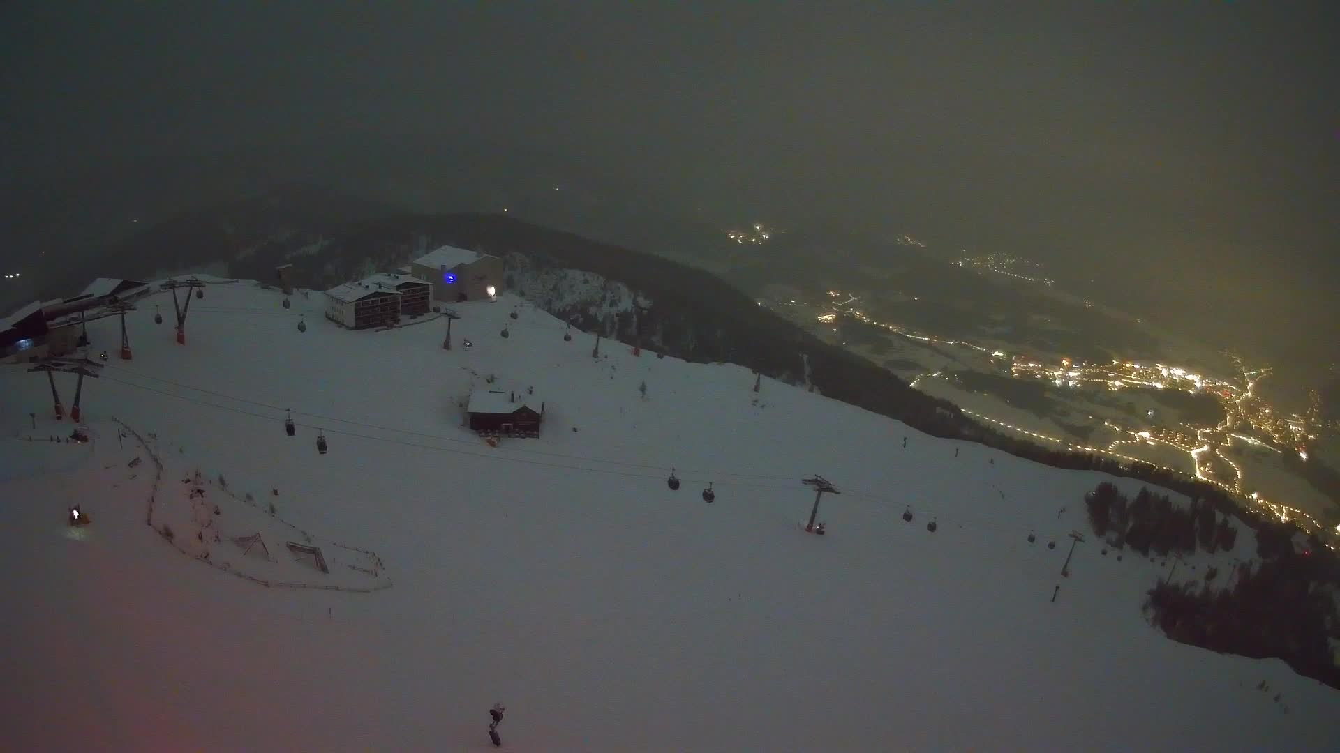 Skigebiet Kronplatz Gipfel | Blick auf Bruneck