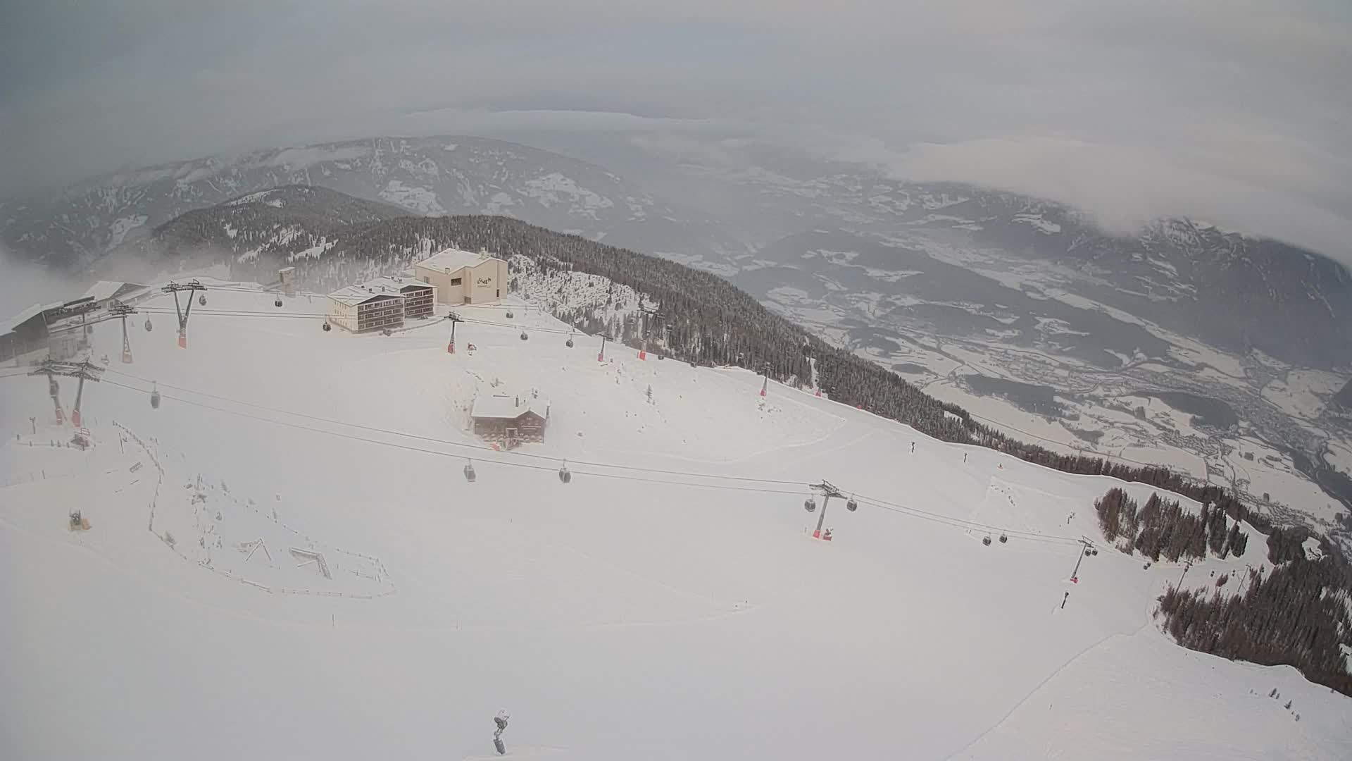 Smučišče Kronplatz – vrh | pogled na Bruneck