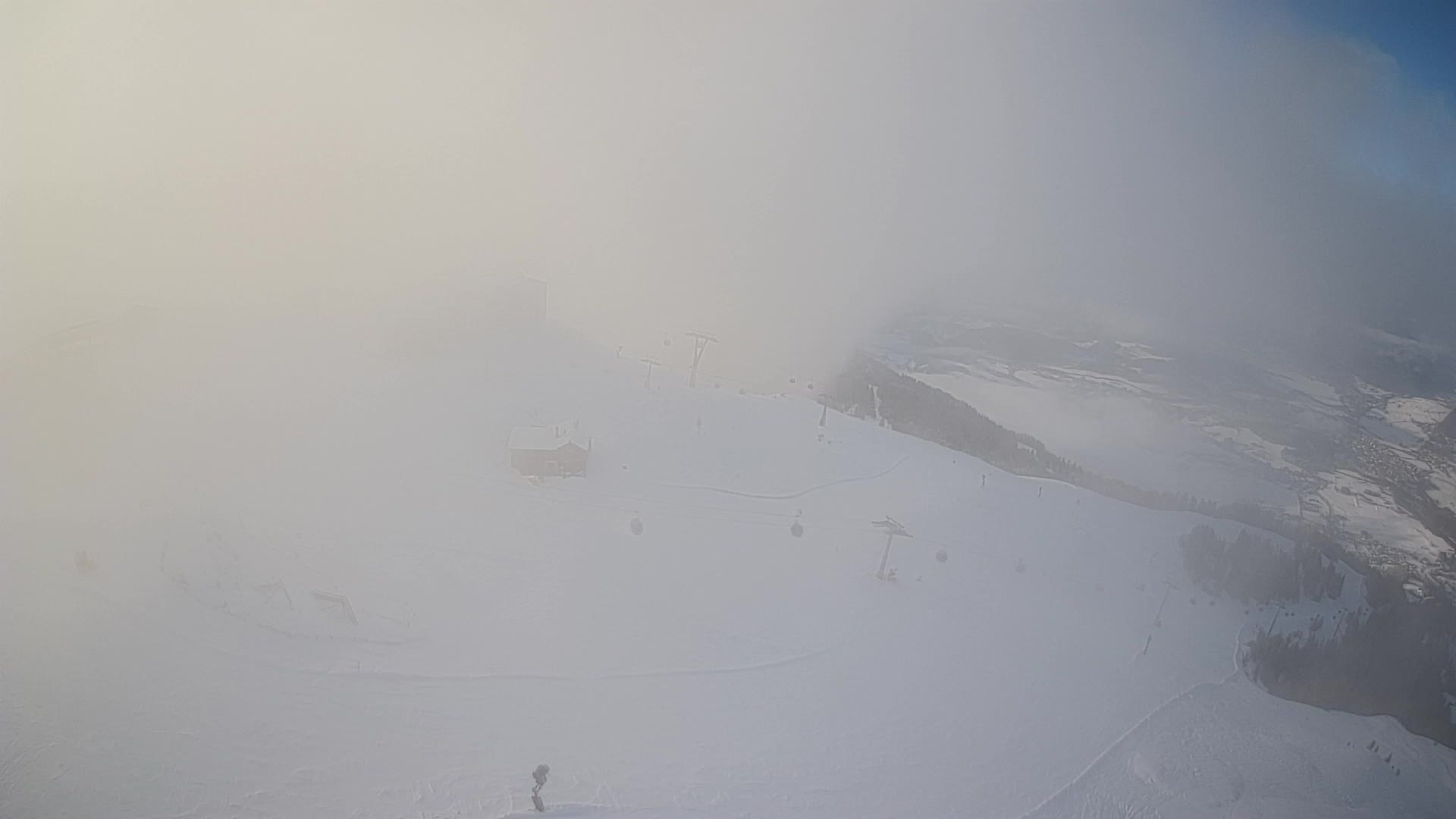 Kronplatz peak Ski resort | view to Bruneck