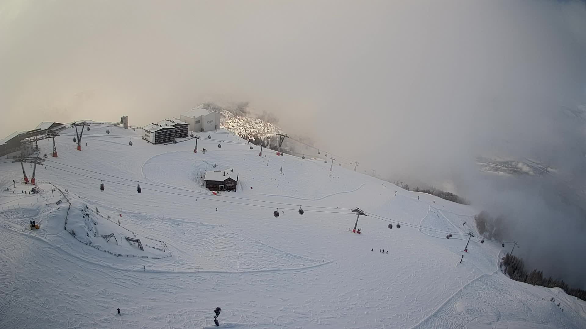 Stazione sciistica di Plan de Corones | vista su Brunico