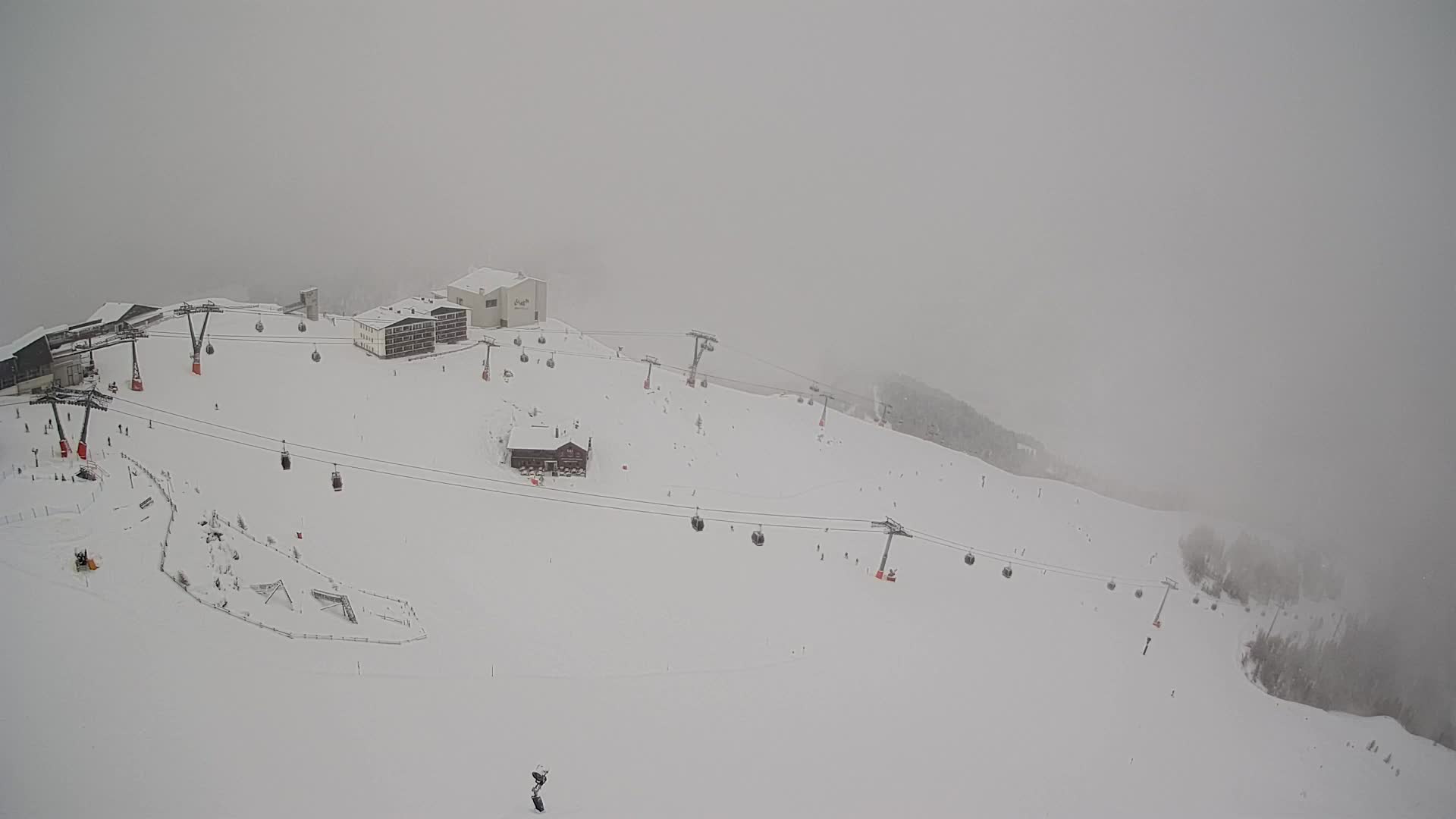 Station de ski Kronplatz sommet | vue sur Brunico