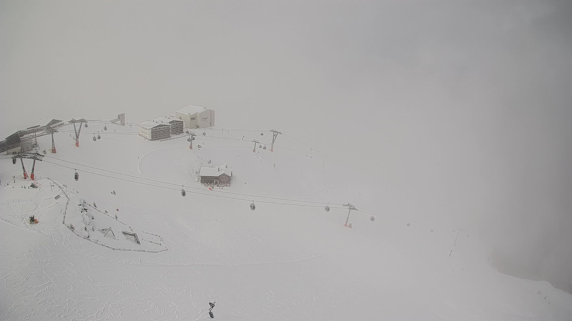 Skigebiet Kronplatz Gipfel | Blick auf Bruneck