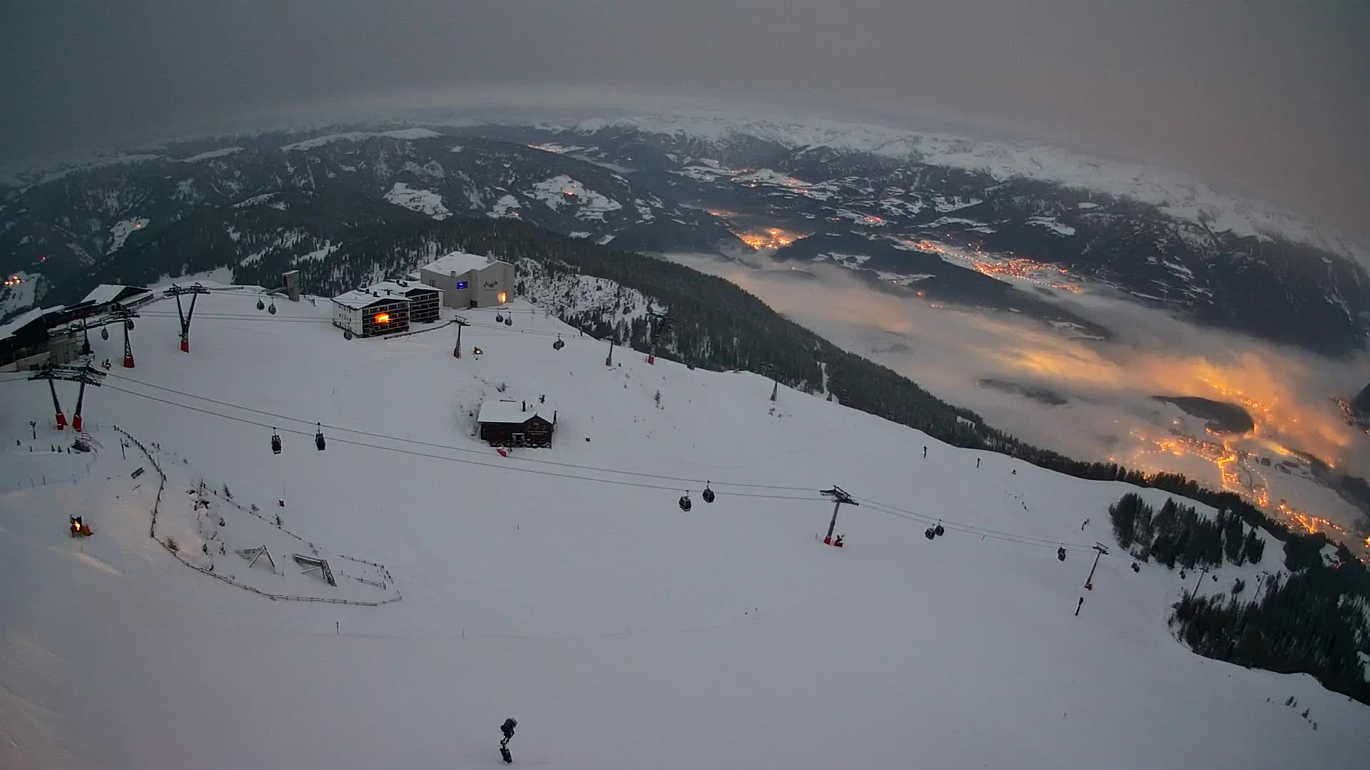 Smučišče Kronplatz – vrh | pogled na Bruneck