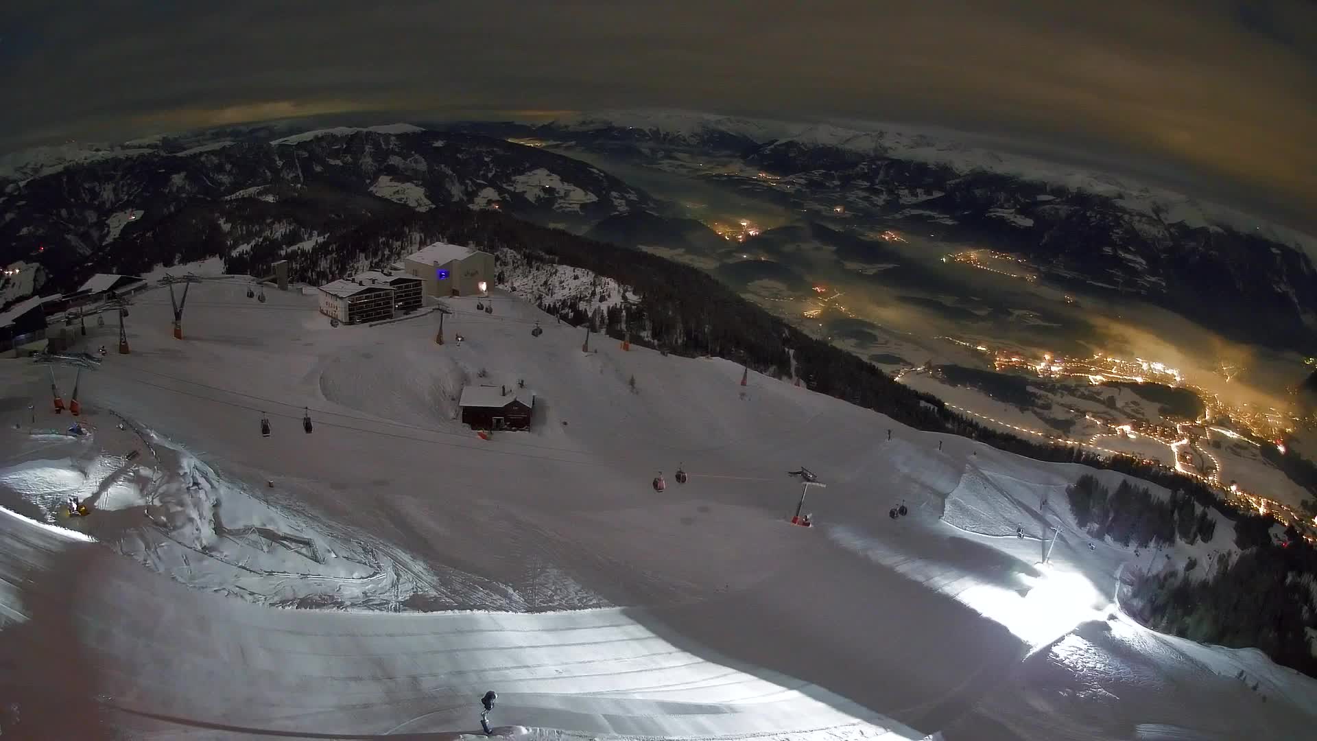 Kronplatz peak Ski resort | view to Bruneck