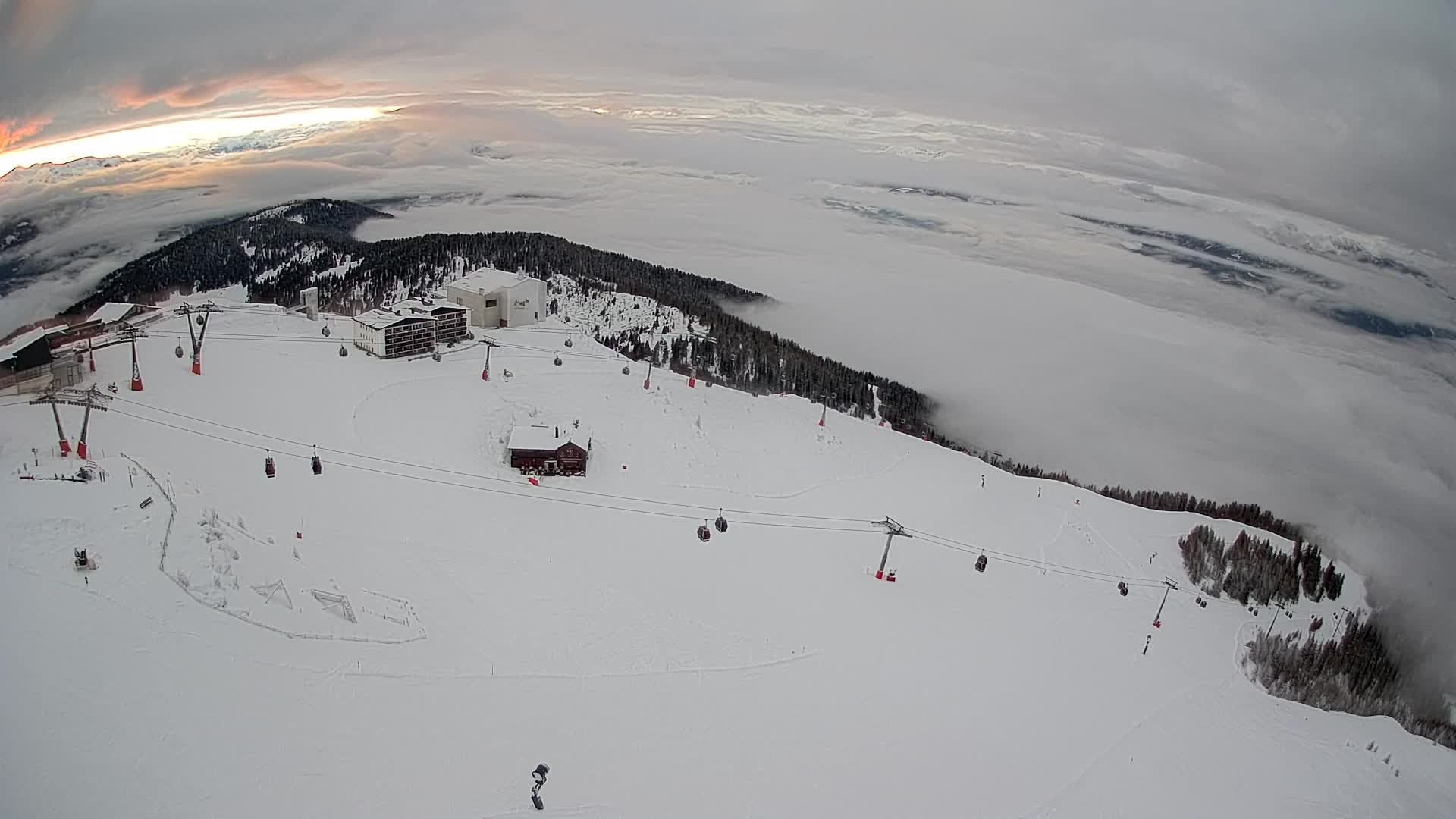 Skijalište Kronplatz – vrh | pogled na Bruneck