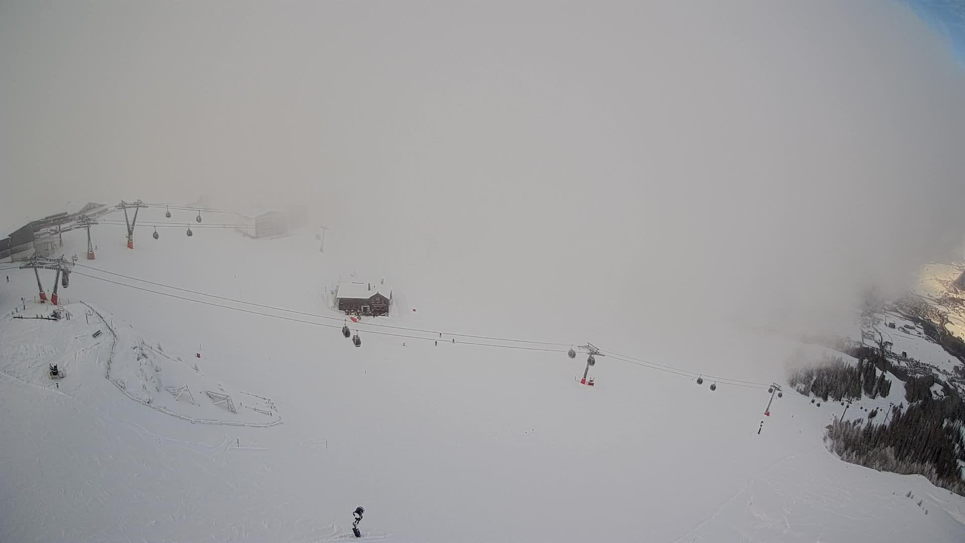 Kronplatz peak Ski resort | view to Bruneck