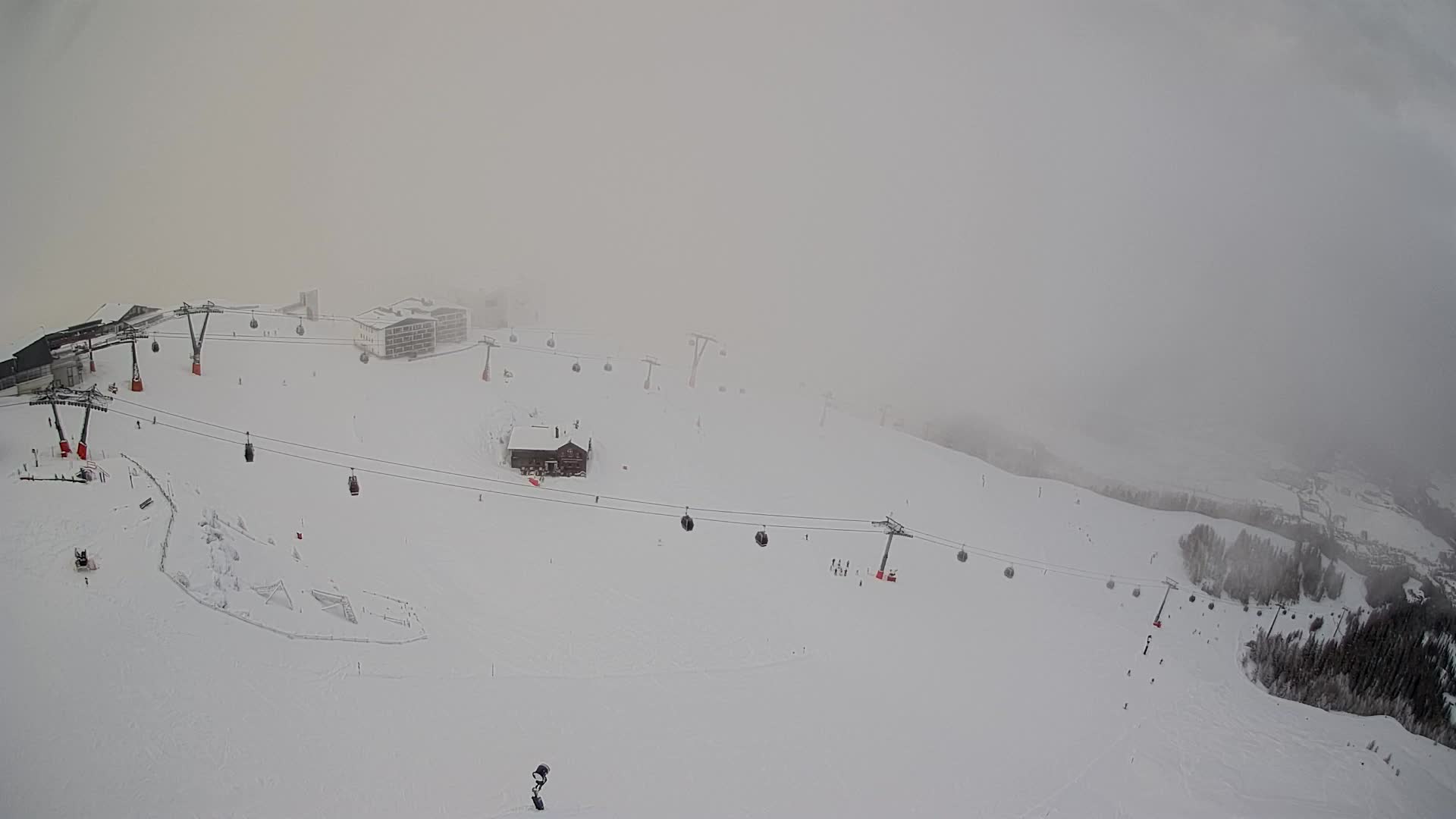 Kronplatz peak Ski resort | view to Bruneck