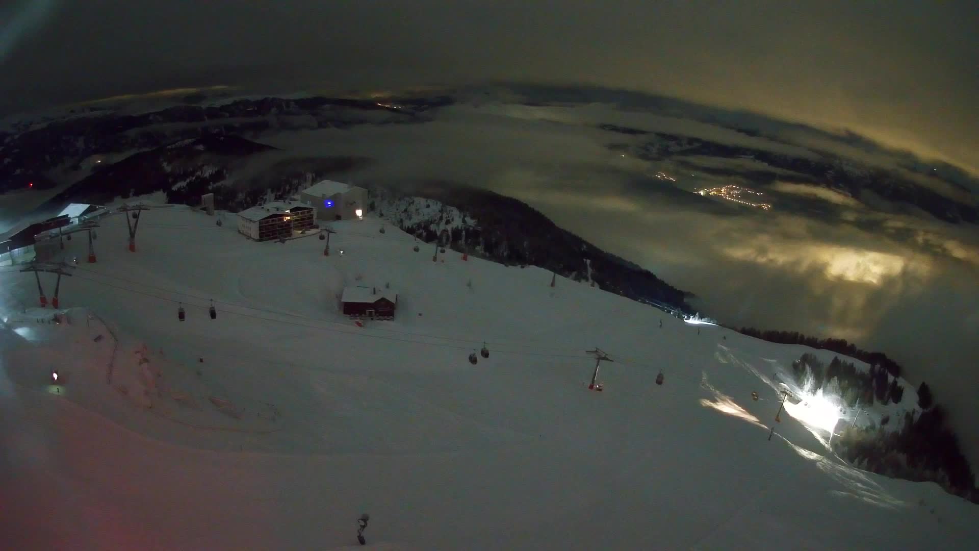 Smučišče Kronplatz – vrh | pogled na Bruneck