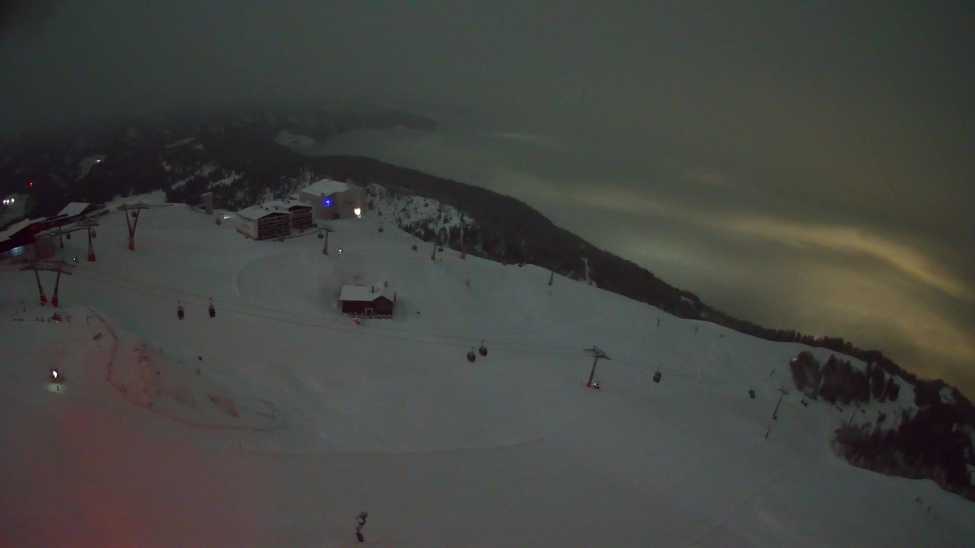 Kronplatz peak Ski resort | view to Bruneck