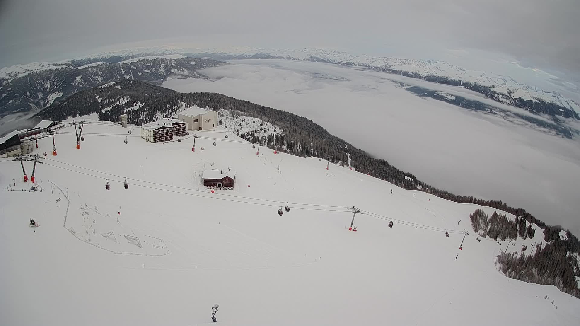 Skijalište Kronplatz – vrh | pogled na Bruneck