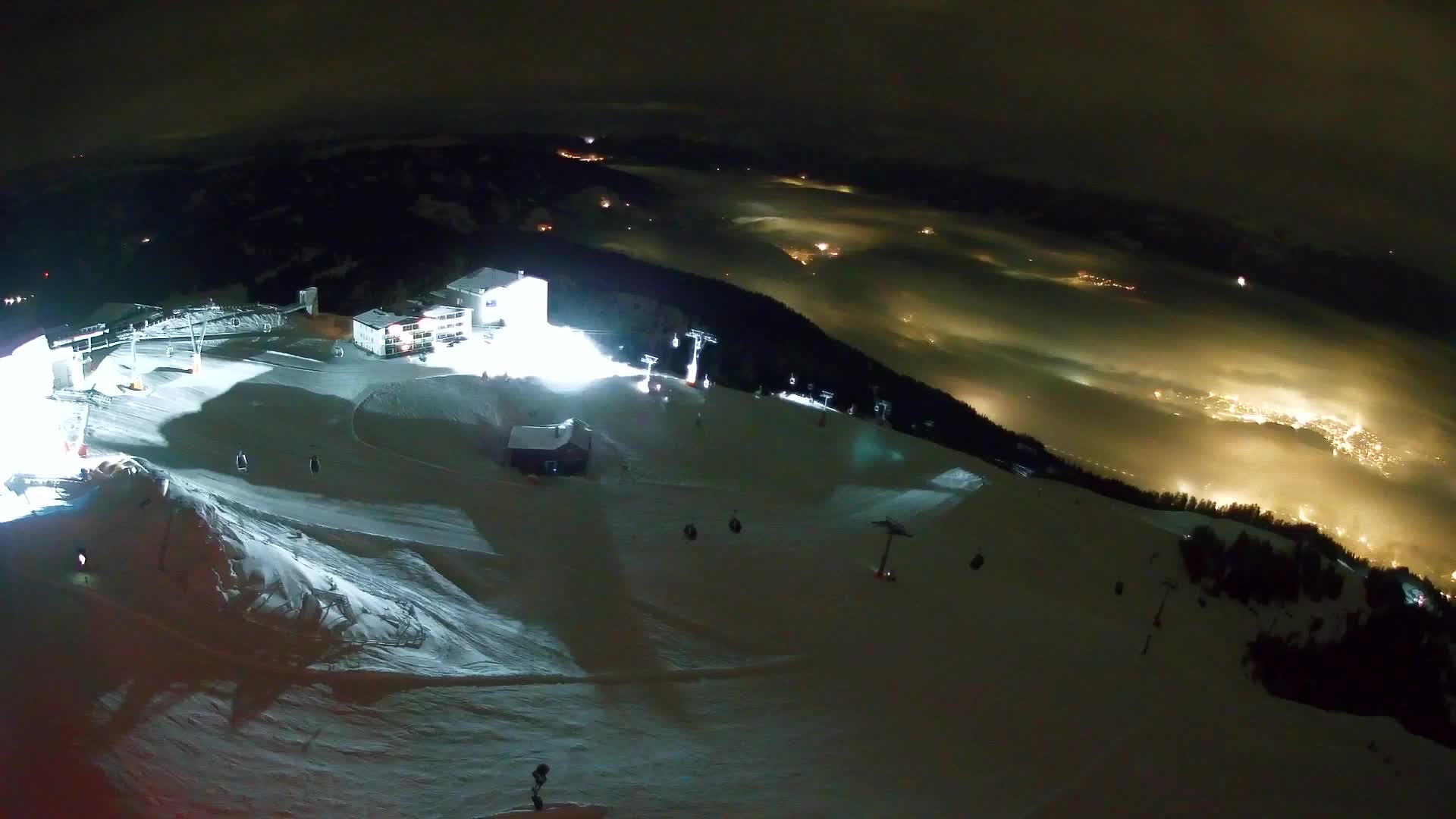 Skigebiet Kronplatz Gipfel | Blick auf Bruneck
