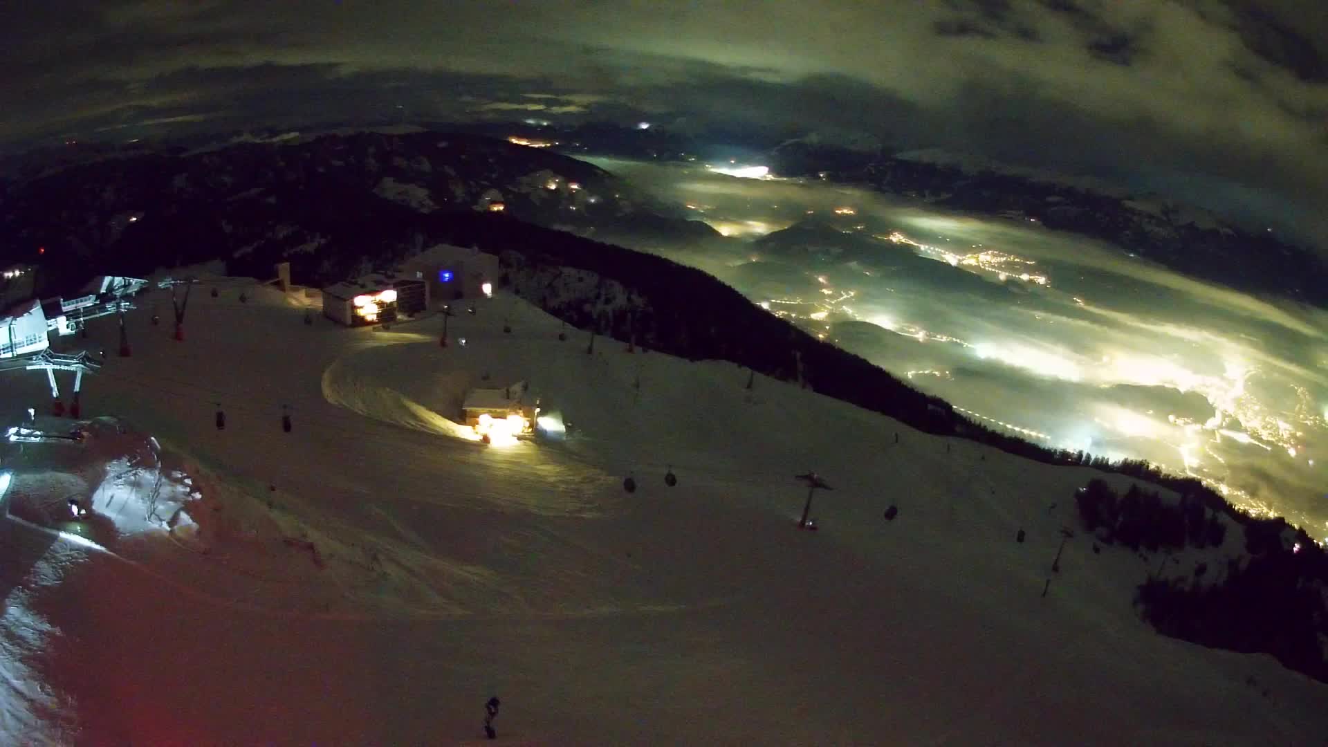 Kronplatz peak Ski resort | view to Bruneck