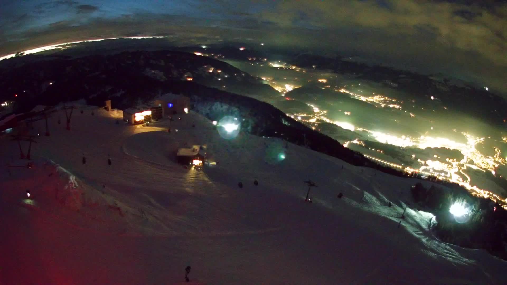 Kronplatz peak Ski resort | view to Bruneck