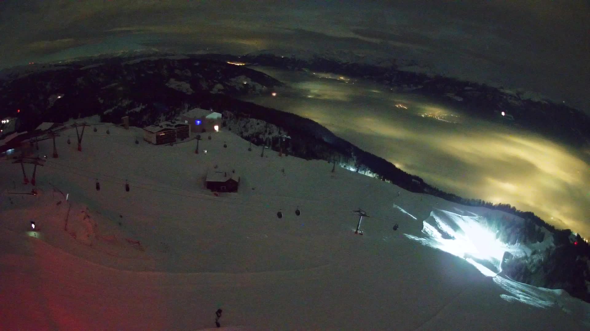 Kronplatz peak Ski resort | view to Bruneck