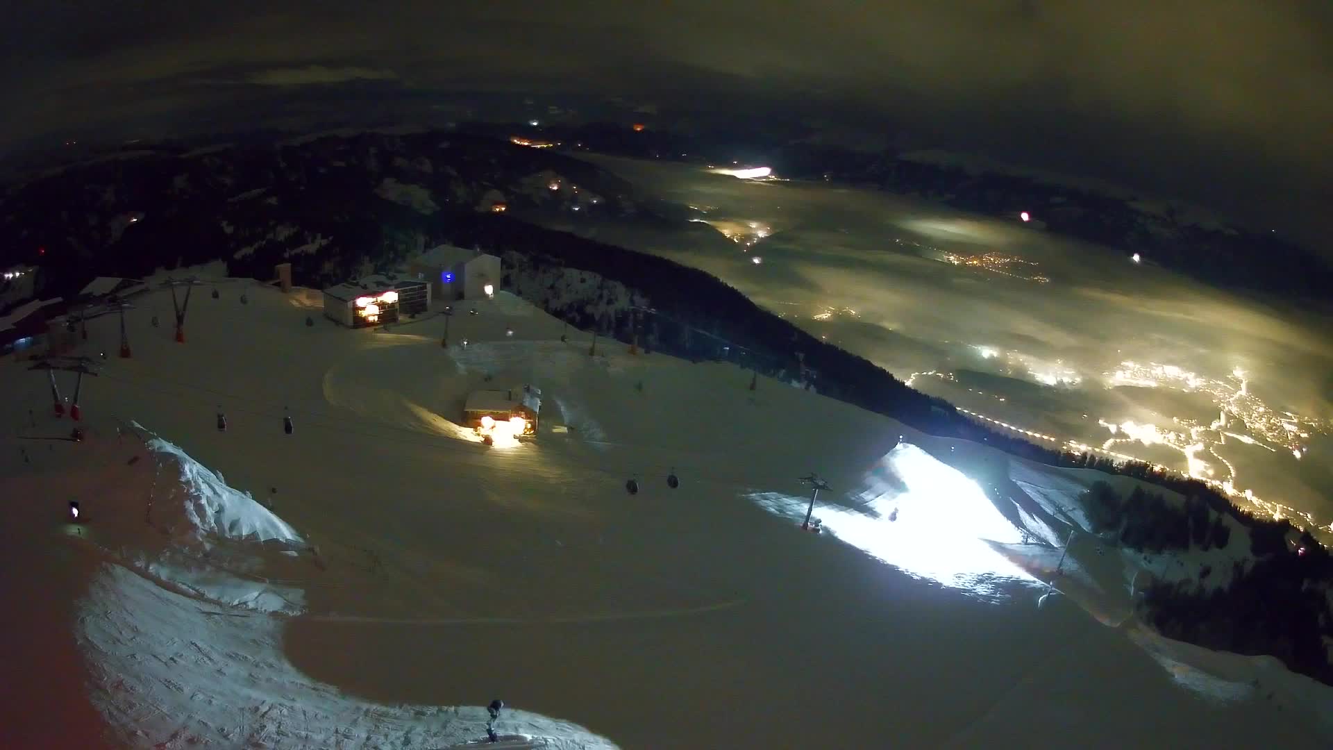 Kronplatz peak Ski resort | view to Bruneck