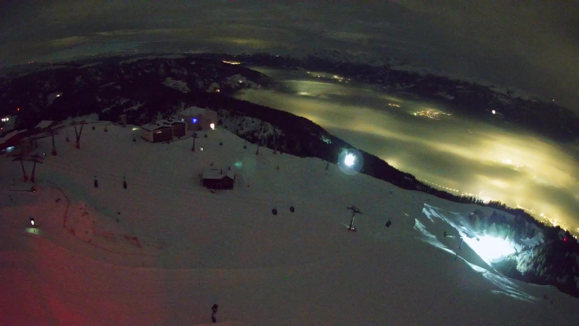 Kronplatz peak Ski resort | view to Bruneck