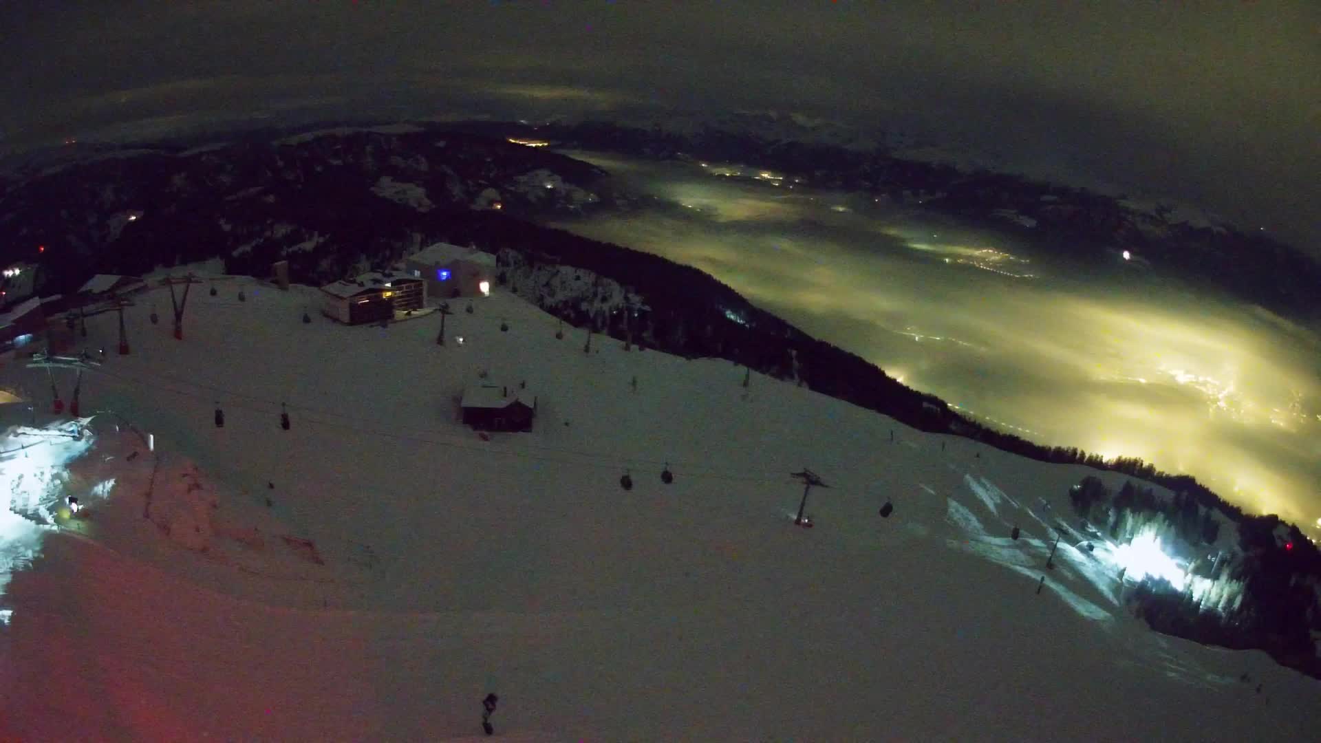 Skigebiet Kronplatz Gipfel | Blick auf Bruneck