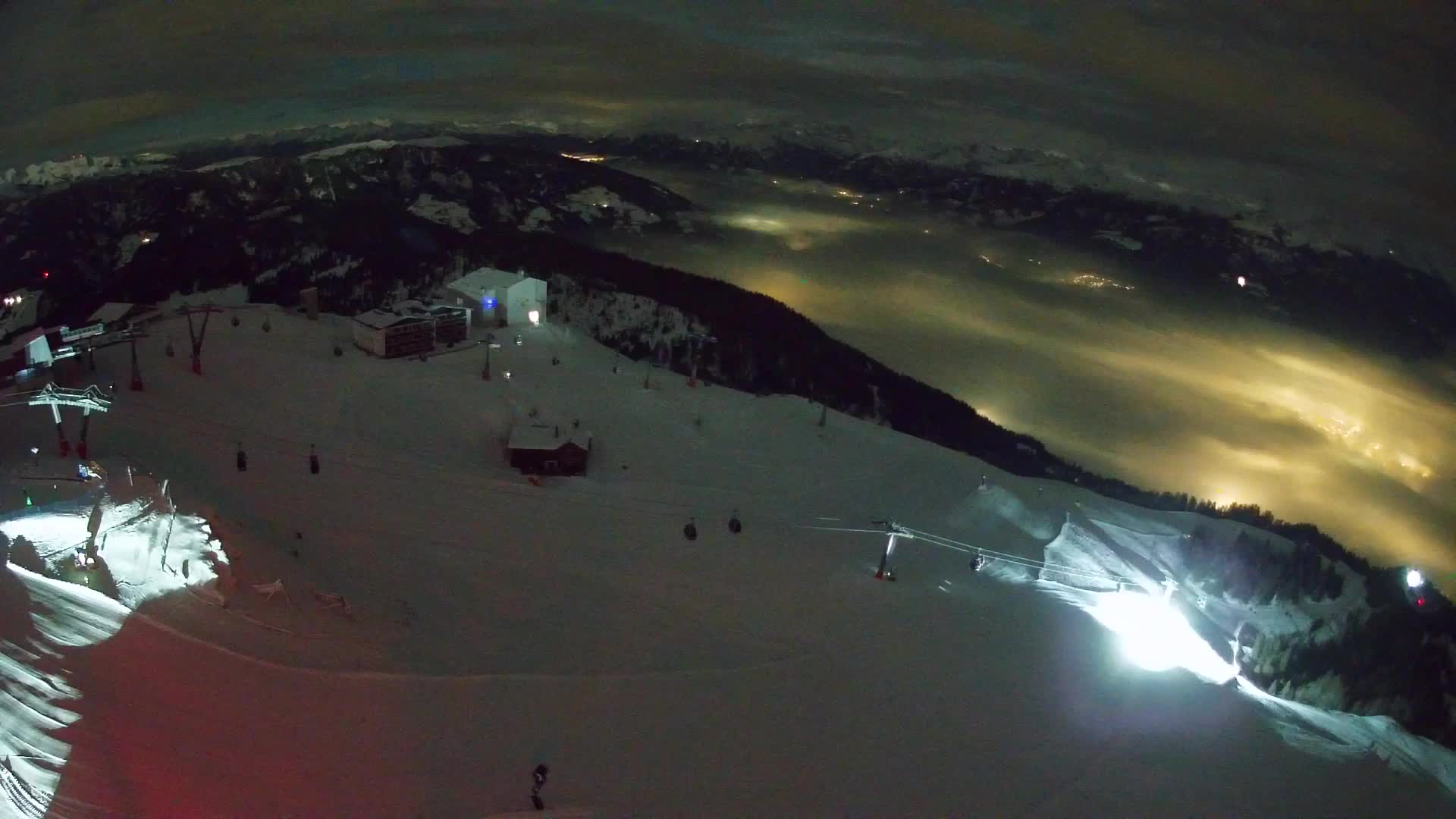 Smučišče Kronplatz – vrh | pogled na Bruneck