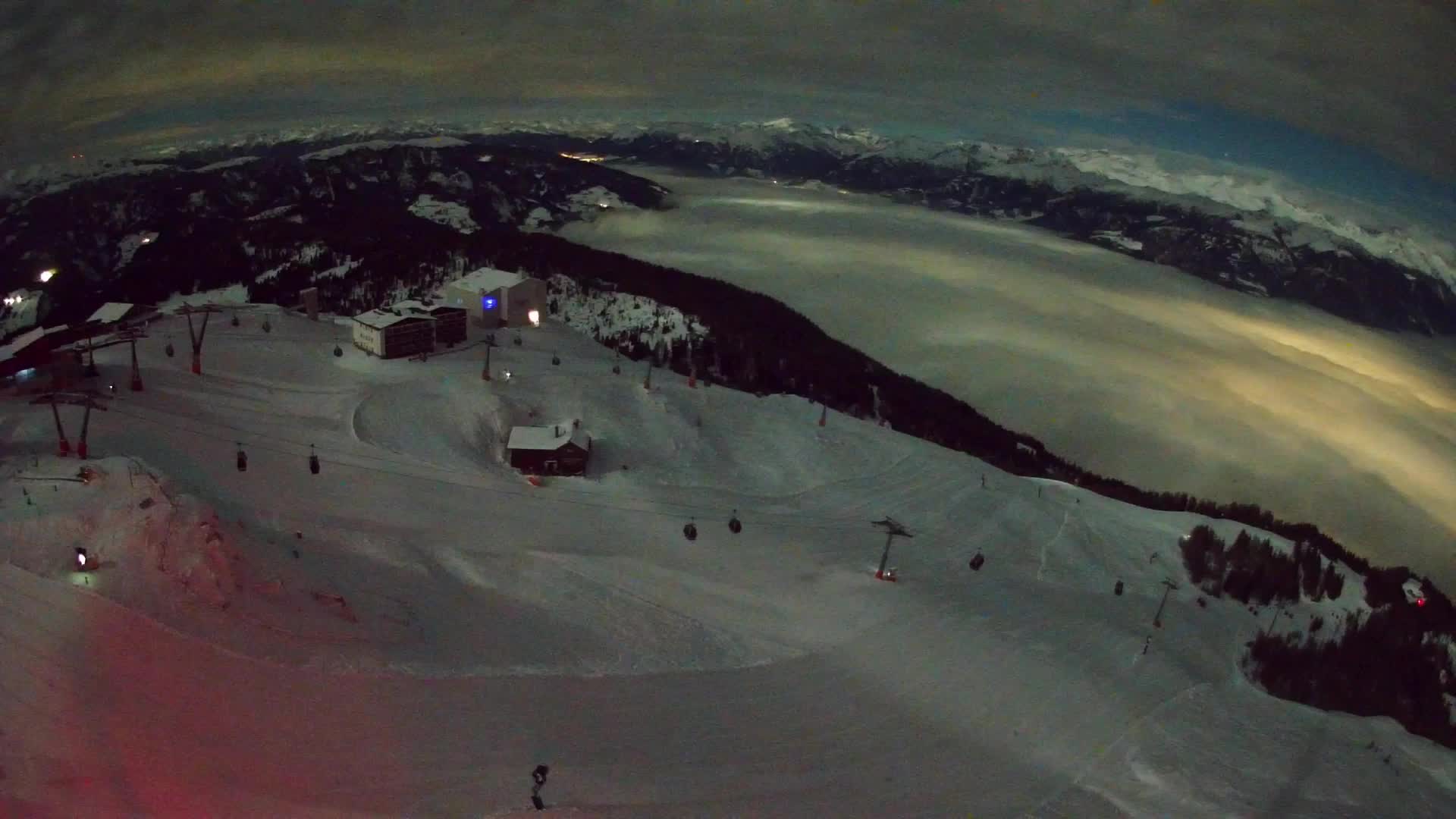 Smučišče Kronplatz – vrh | pogled na Bruneck