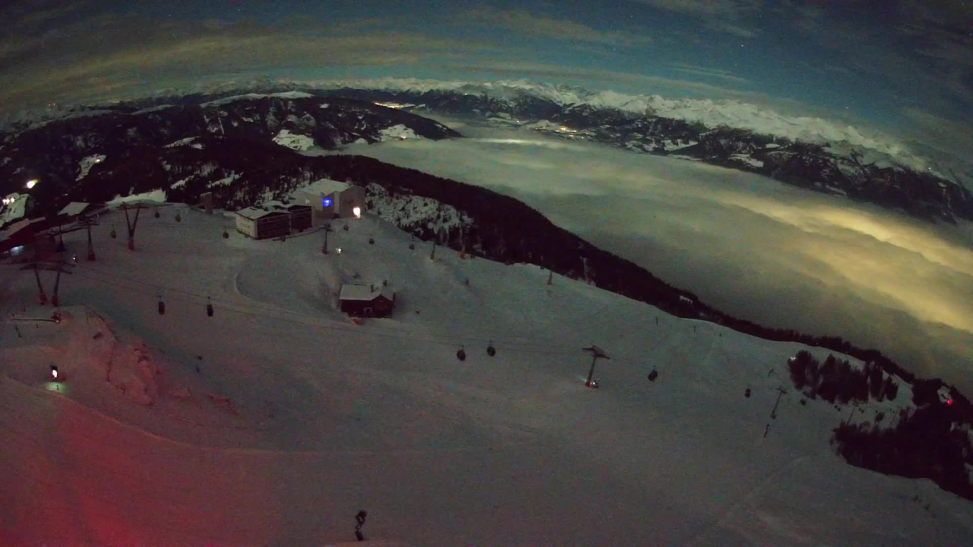 Smučišče Kronplatz – vrh | pogled na Bruneck