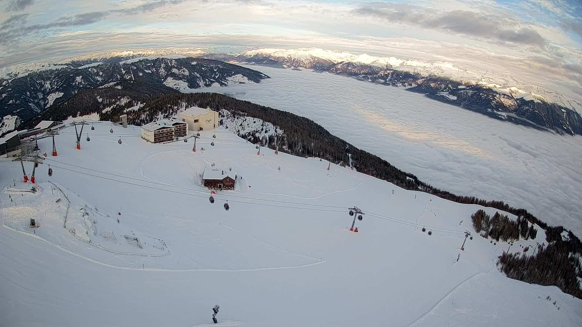 Skijalište Kronplatz – vrh | pogled na Bruneck