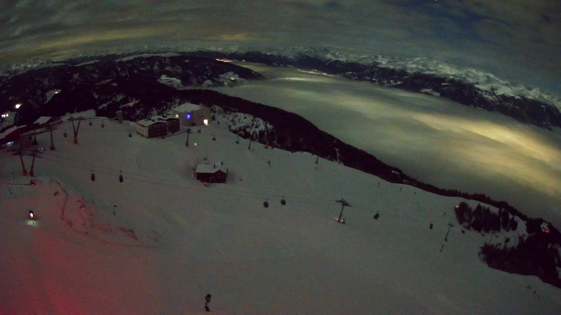 Smučišče Kronplatz – vrh | pogled na Bruneck