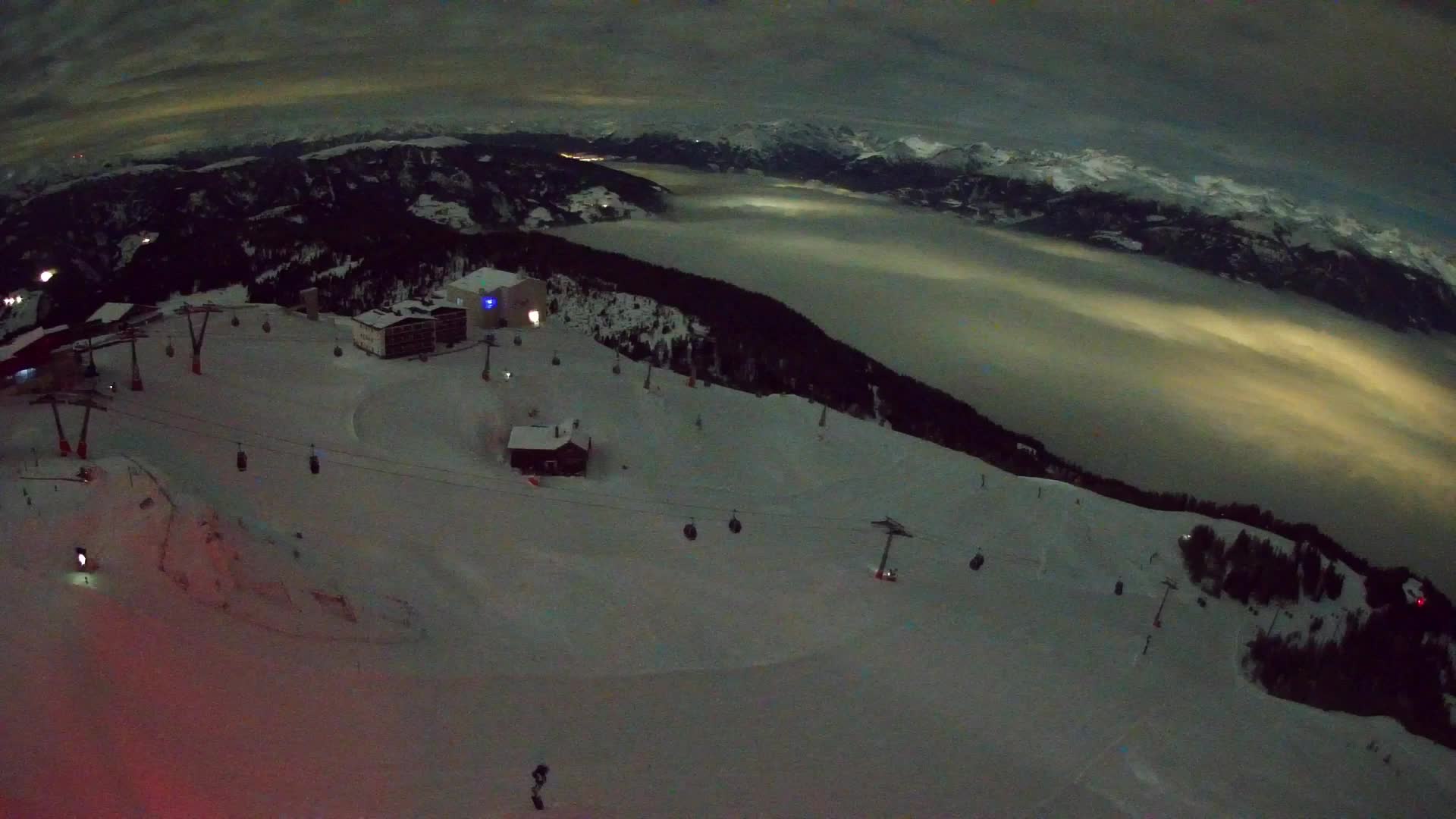 Smučišče Kronplatz – vrh | pogled na Bruneck