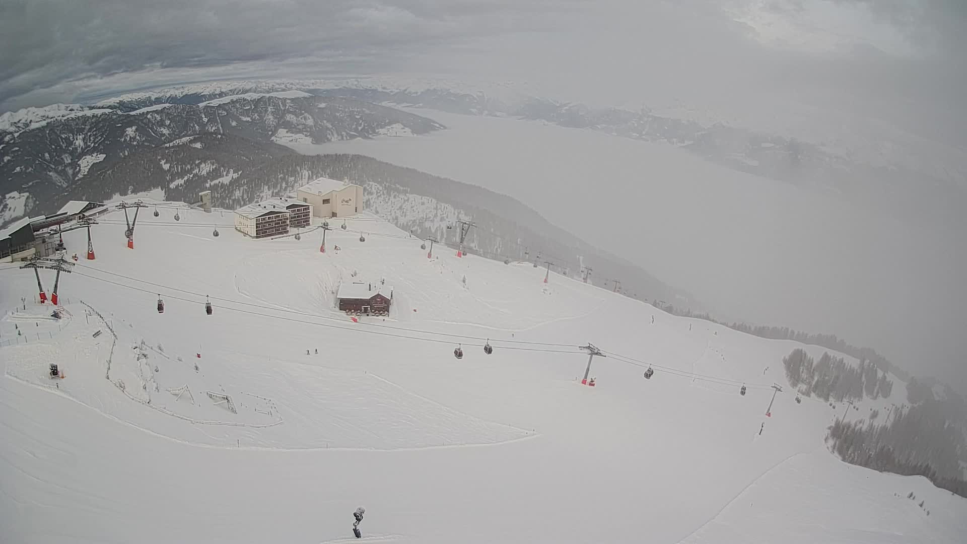 Smučišče Kronplatz – vrh | pogled na Bruneck