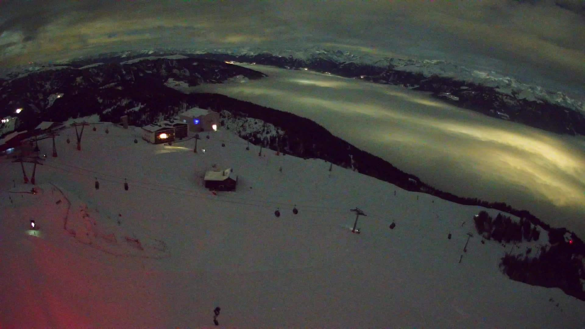 Smučišče Kronplatz – vrh | pogled na Bruneck