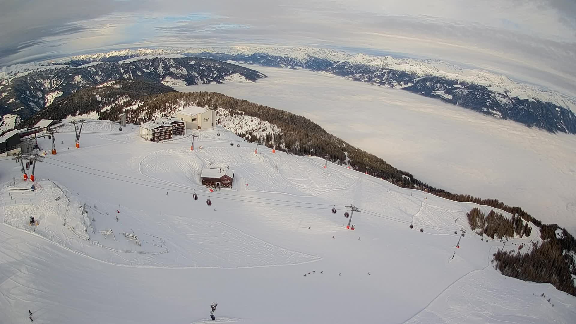 Skijalište Kronplatz – vrh | pogled na Bruneck