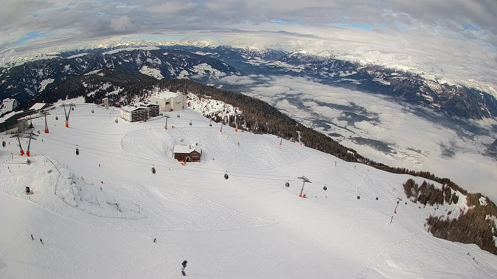 Skijalište Kronplatz – vrh | pogled na Bruneck