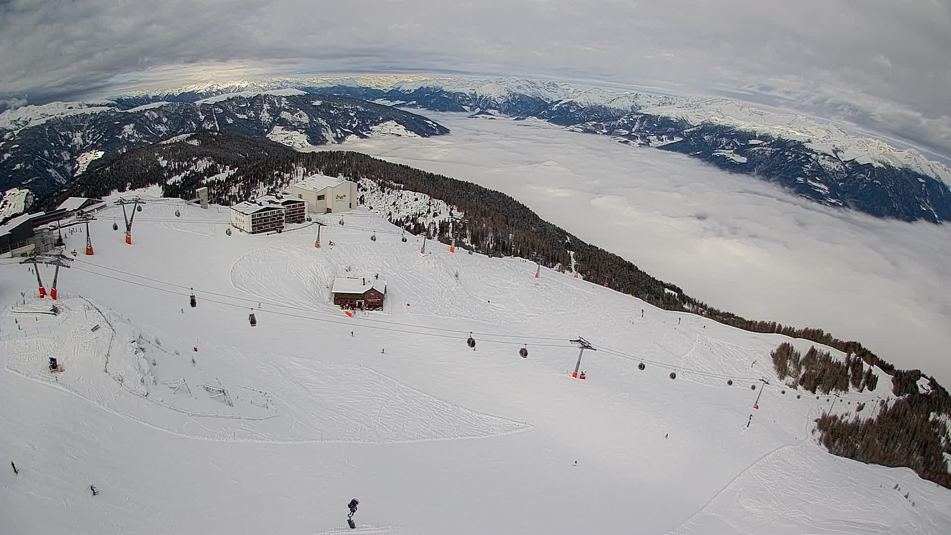 Skijalište Kronplatz – vrh | pogled na Bruneck