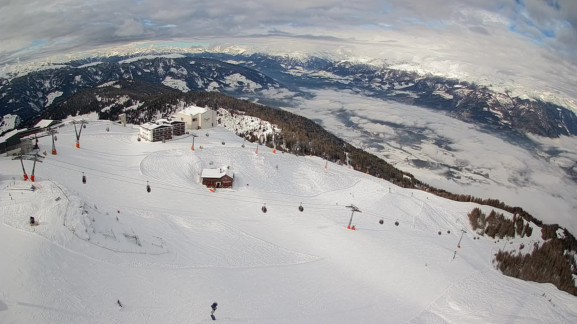 Skijalište Kronplatz – vrh | pogled na Bruneck