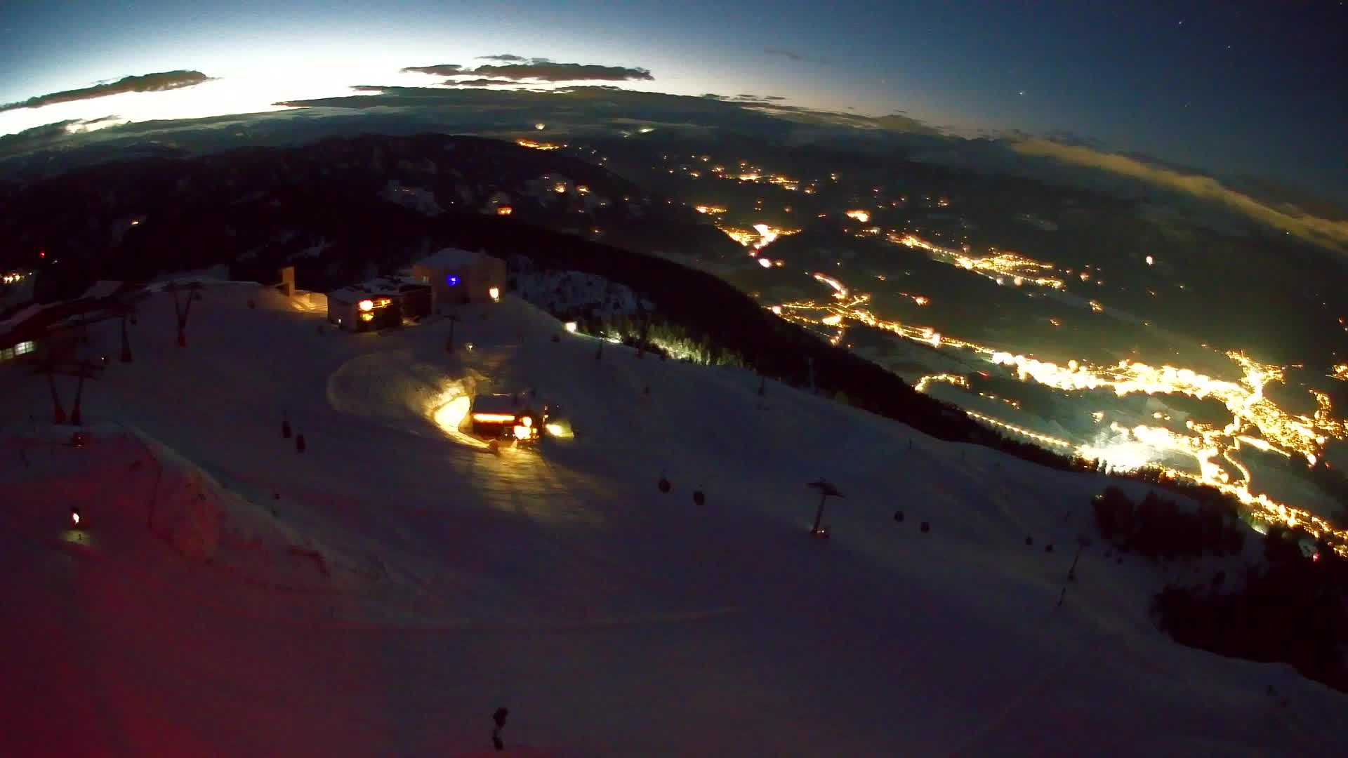 Smučišče Kronplatz – vrh | pogled na Bruneck