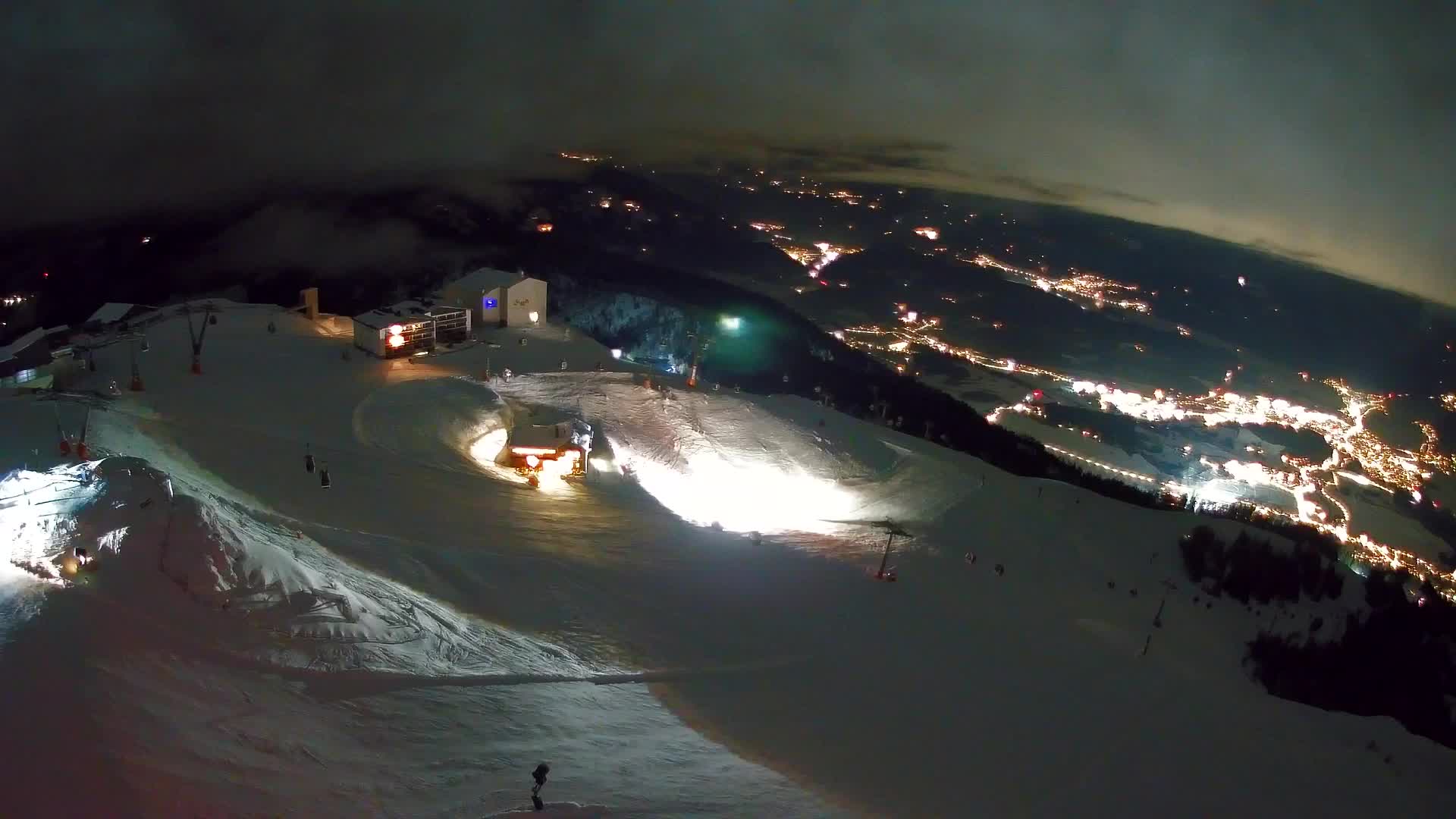Kronplatz peak Ski resort | view to Bruneck
