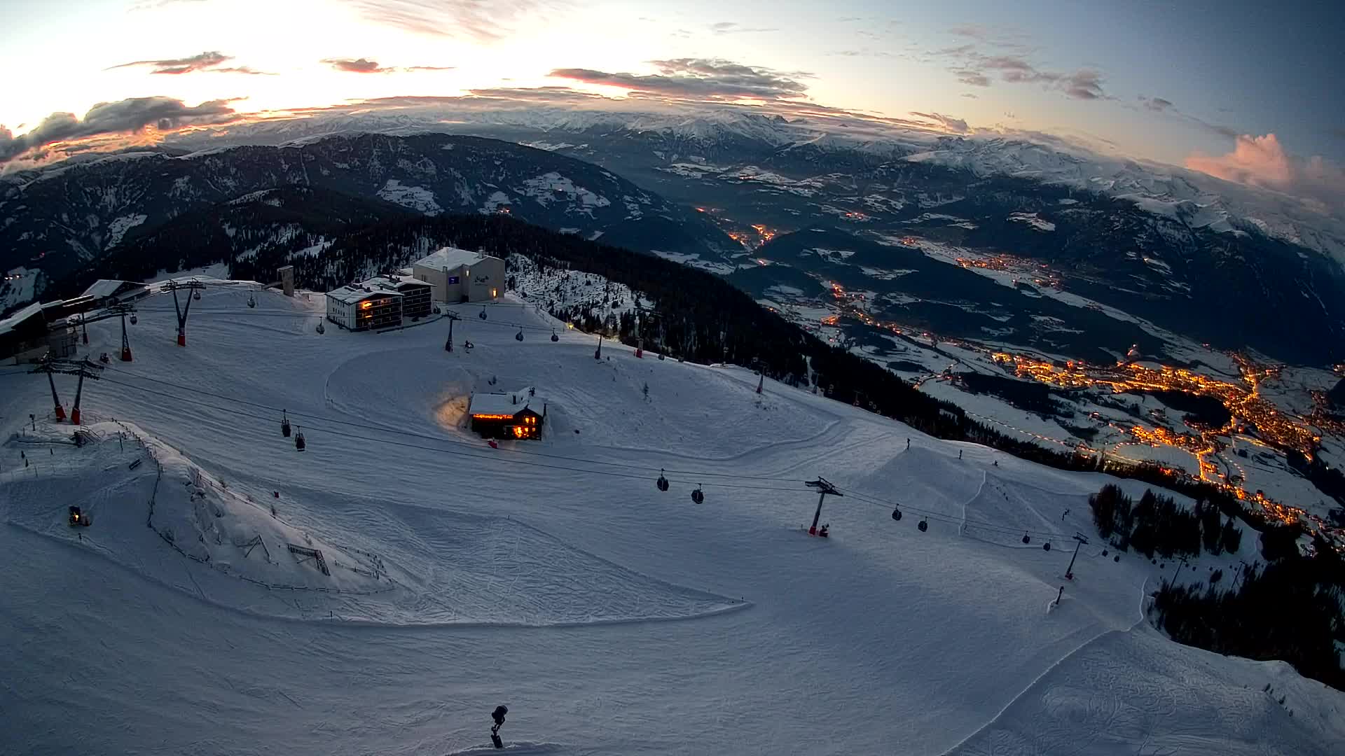 Skijalište Kronplatz – vrh | pogled na Bruneck