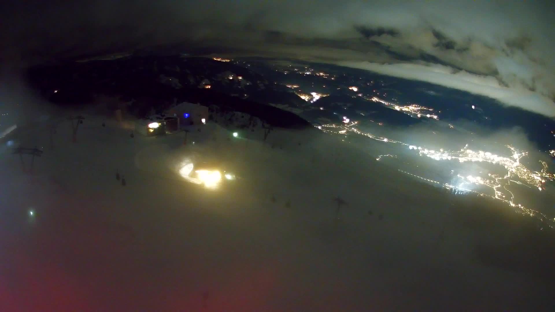 Kronplatz peak Ski resort | view to Bruneck