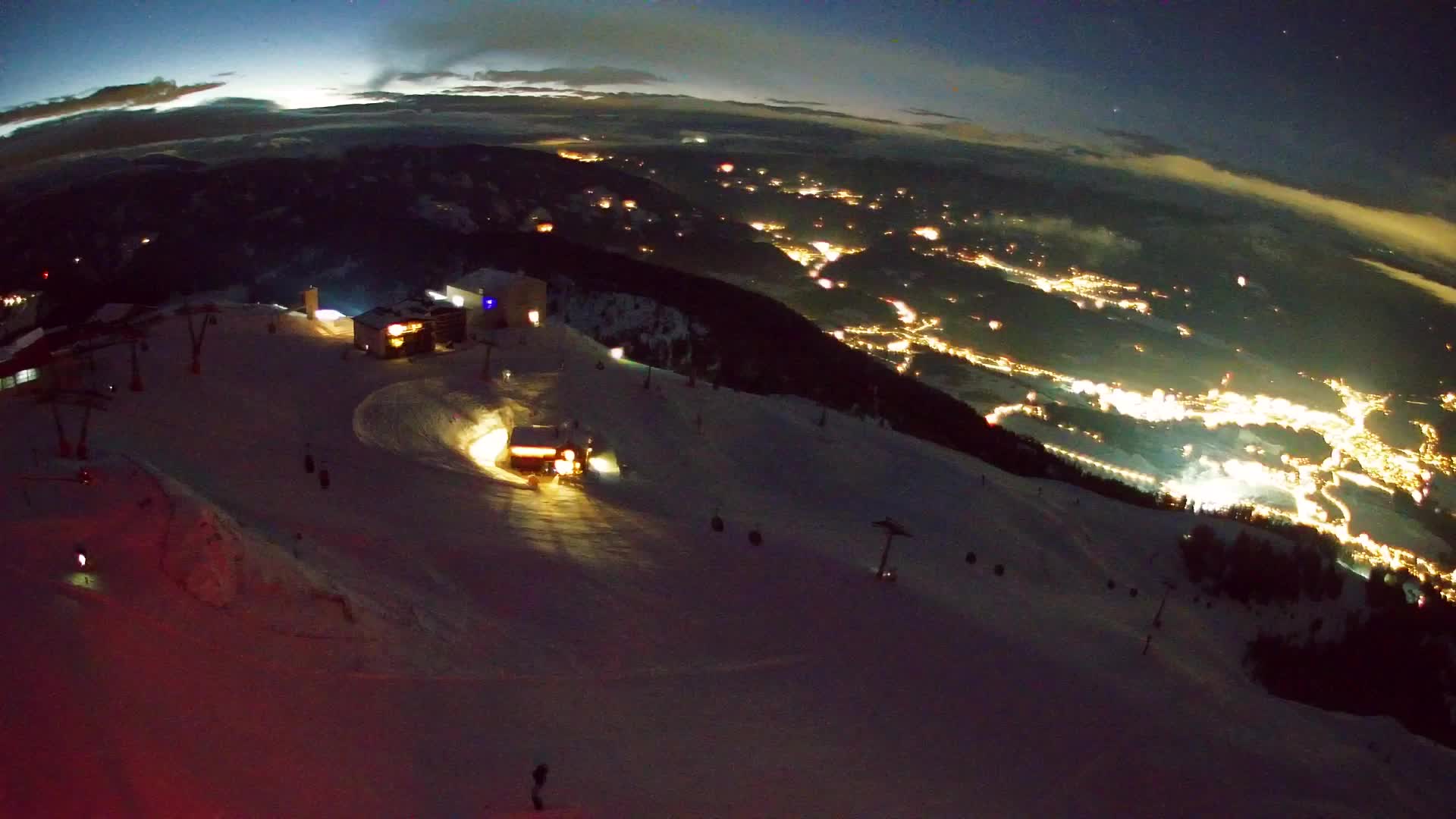 Stazione sciistica di Plan de Corones | vista su Brunico